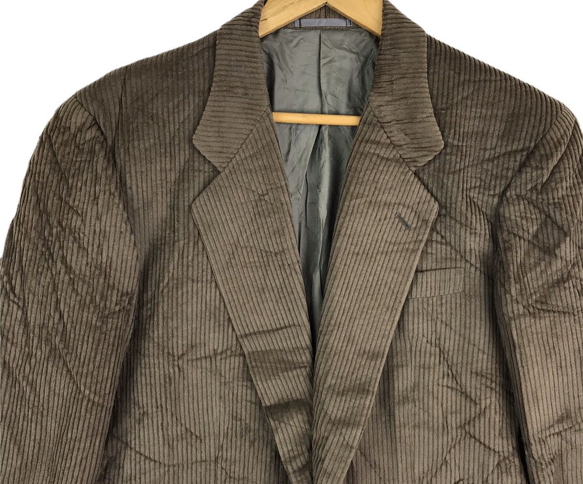 Yves Saint Laurent Vintage Yves Saint Laurent YSL Corduroy Coat Blazer Size 40S - 2 Thumbnail