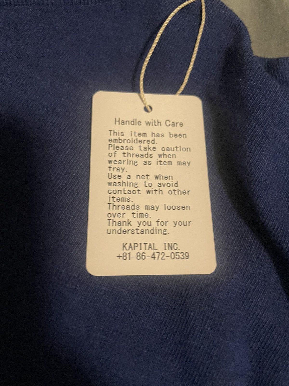 High Neck Long T Peace Embroidery Mock
