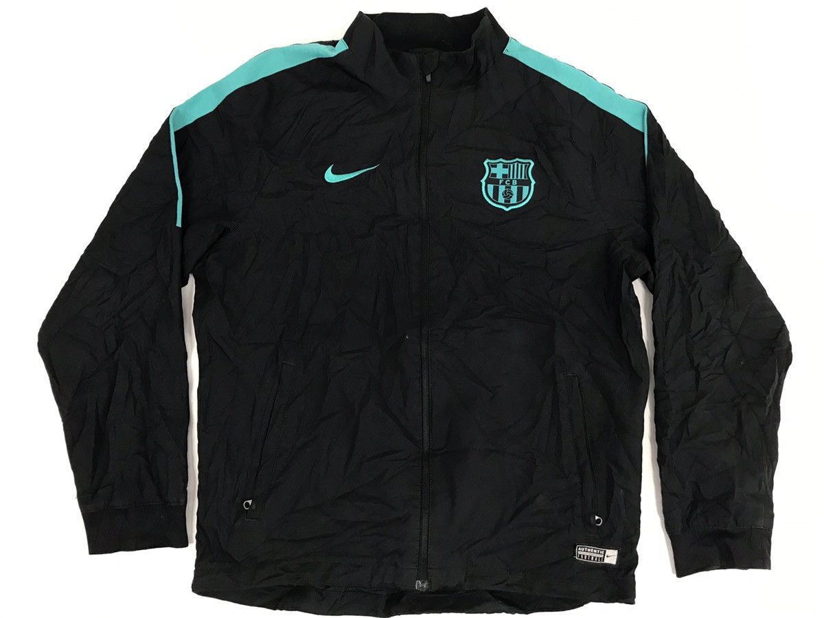 Nike Vintage Nike Dri-Fit Barcelona Spain Football Team Hoodies Size US S / EU 44-46 / 1 - 1 Thumbnail