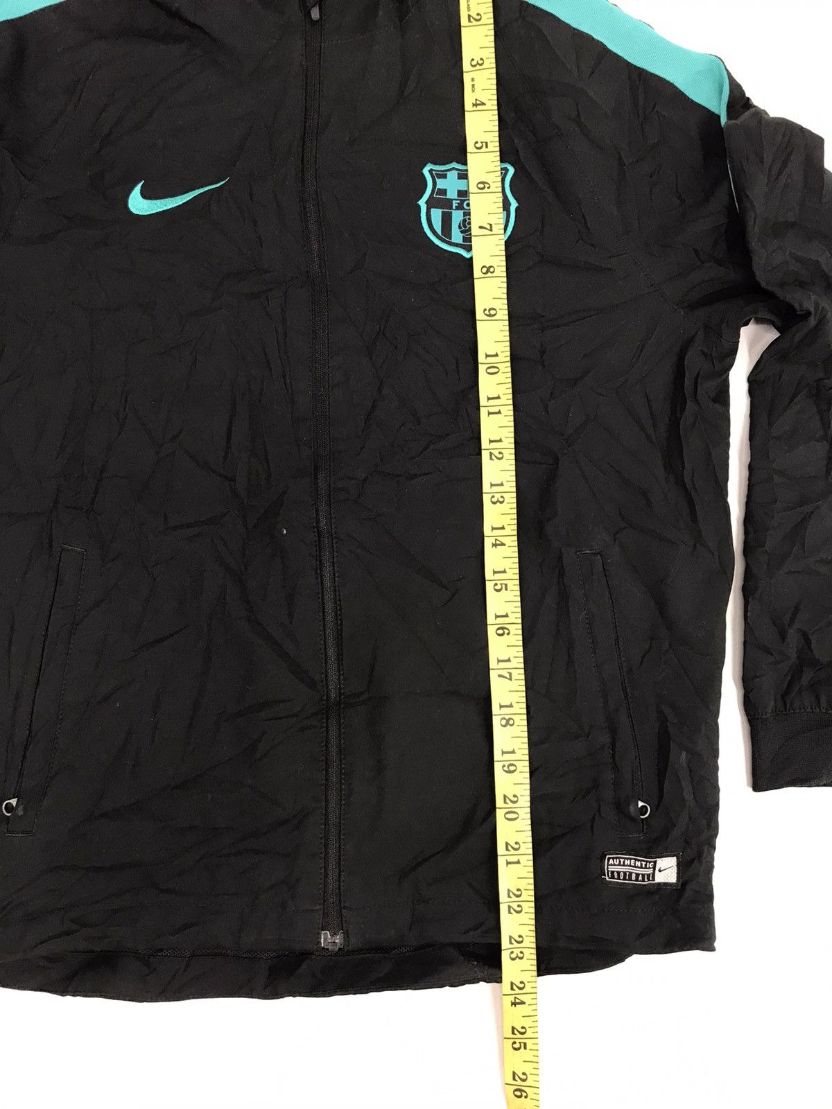 Nike Vintage Nike Dri-Fit Barcelona Spain Football Team Hoodies Size US S / EU 44-46 / 1 - 7 Thumbnail