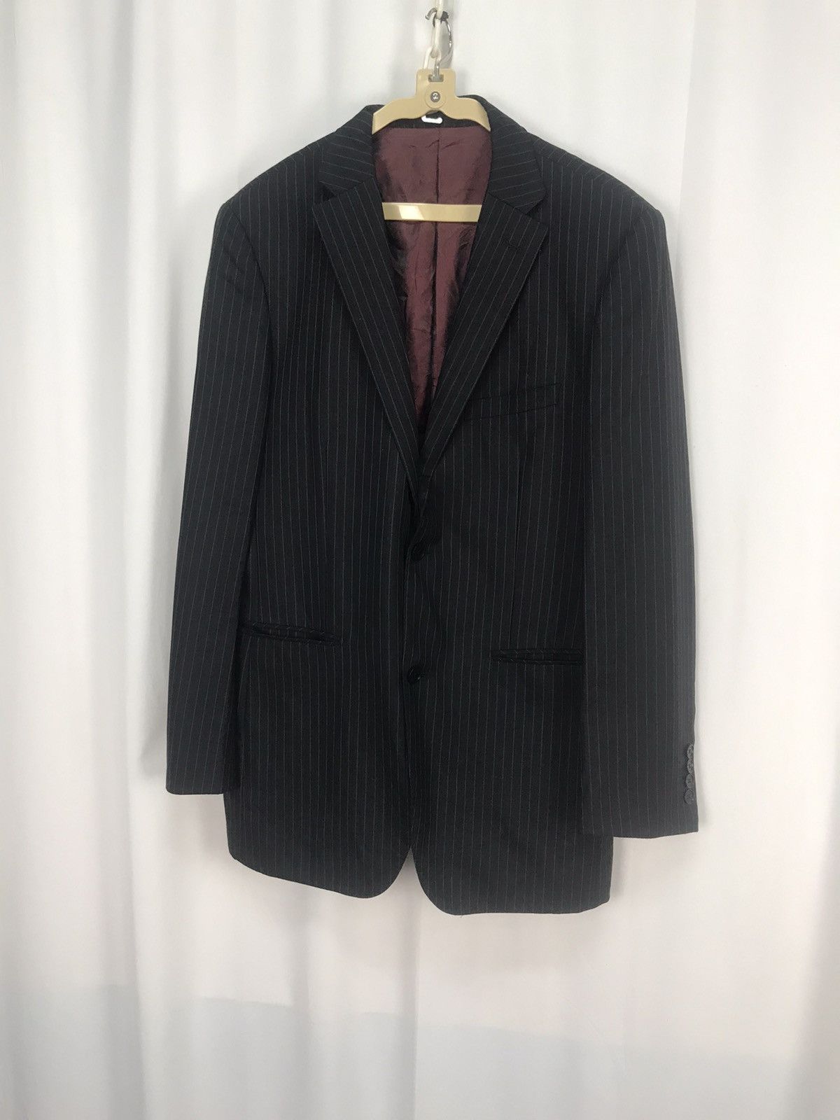 Burberry × Japanese Brand Burberry black label stripe blazer /jacket Size 42L - 8 Thumbnail