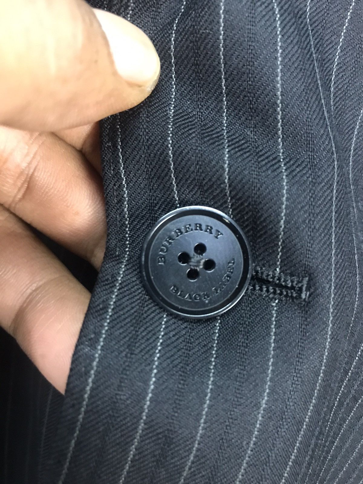 Burberry × Japanese Brand Burberry black label stripe blazer /jacket Size 42L - 6 Thumbnail