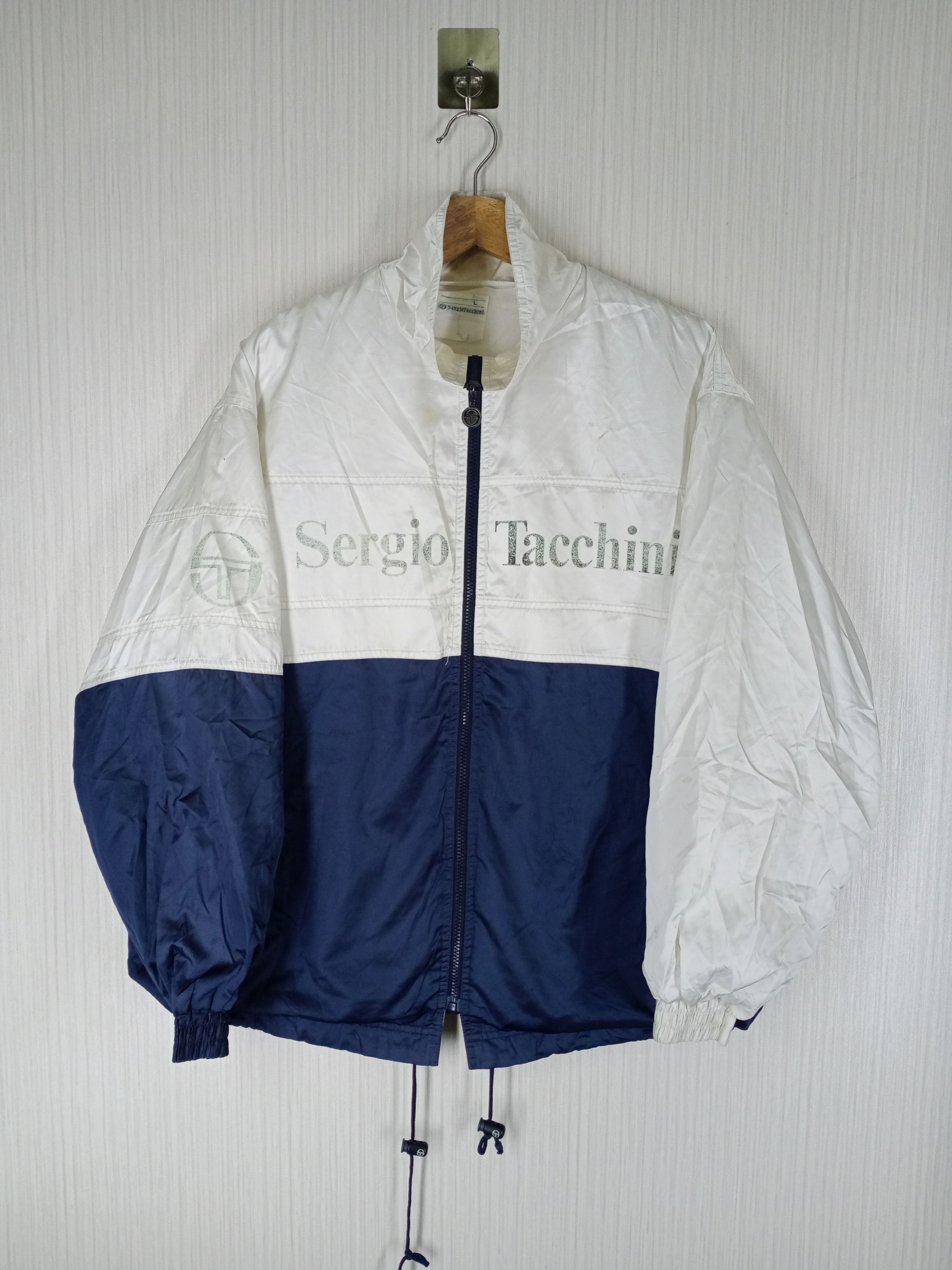 Sergio Tacchini VINTAGE SERGIO TACCHINI BIG LOGO JACKET Size US L / EU 52-54 / 3 - 1 Thumbnail