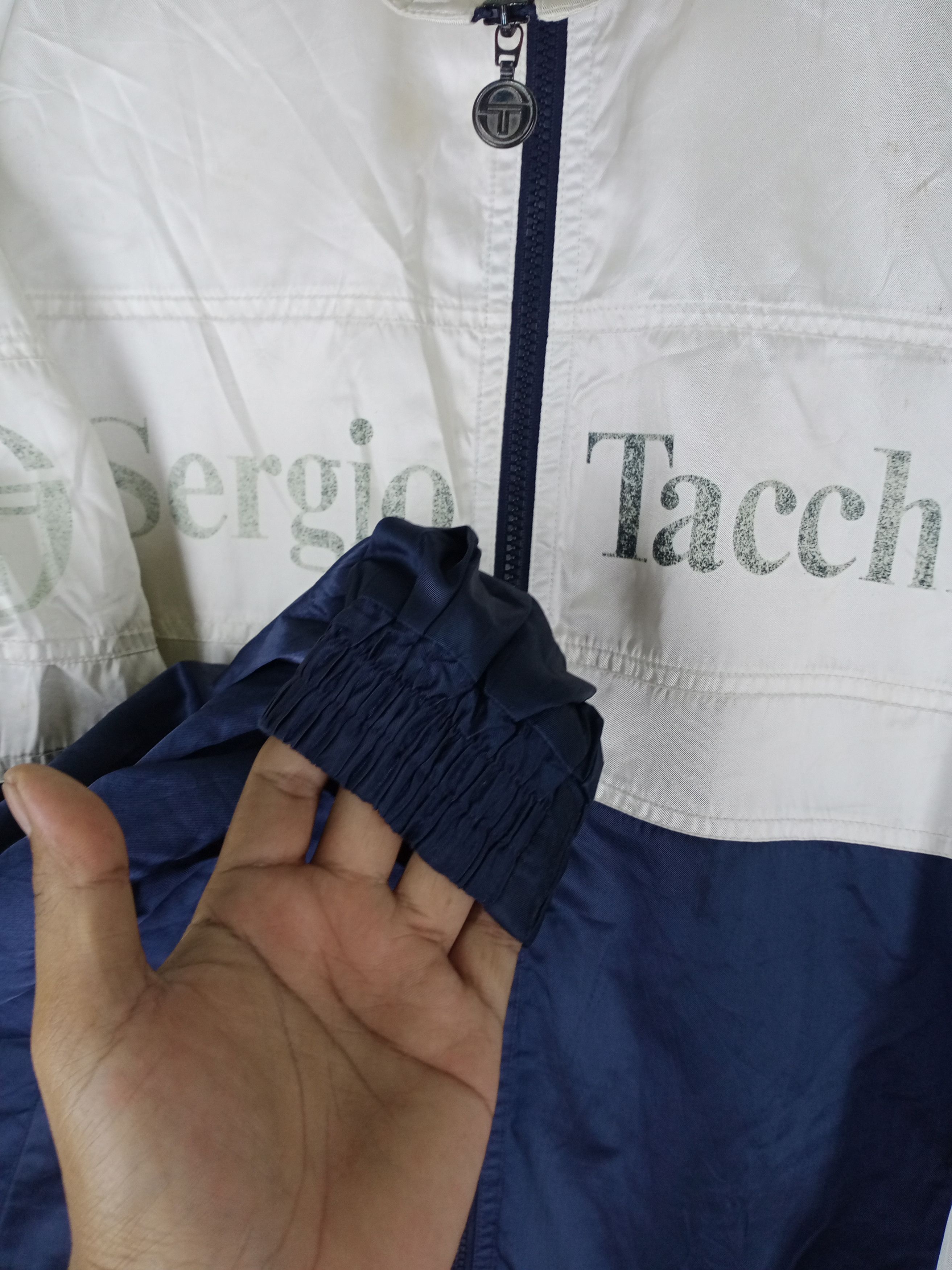 Sergio Tacchini VINTAGE SERGIO TACCHINI BIG LOGO JACKET Size US L / EU 52-54 / 3 - 7 Thumbnail