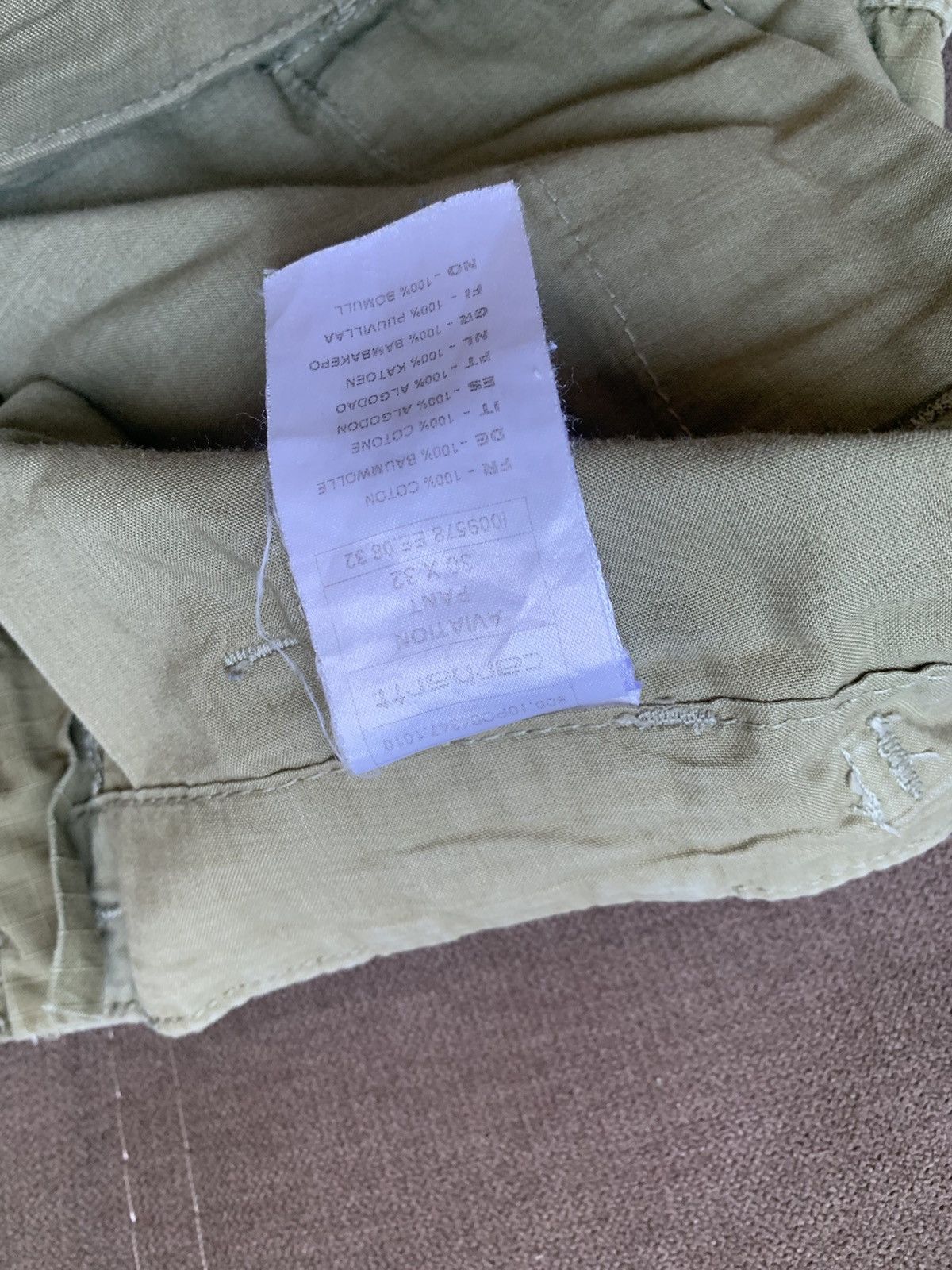 Carhartt Carhartt WIP Aviation Cargo Pants 30/32 Size US 30 / EU 46 - 20 Thumbnail