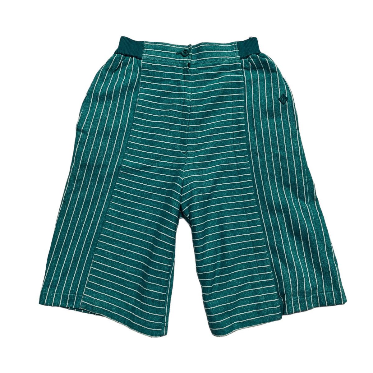 image of Christian Dior Monsieur Christian Dior Sports Stripe Short Pants in Green, Women's (Size 27)