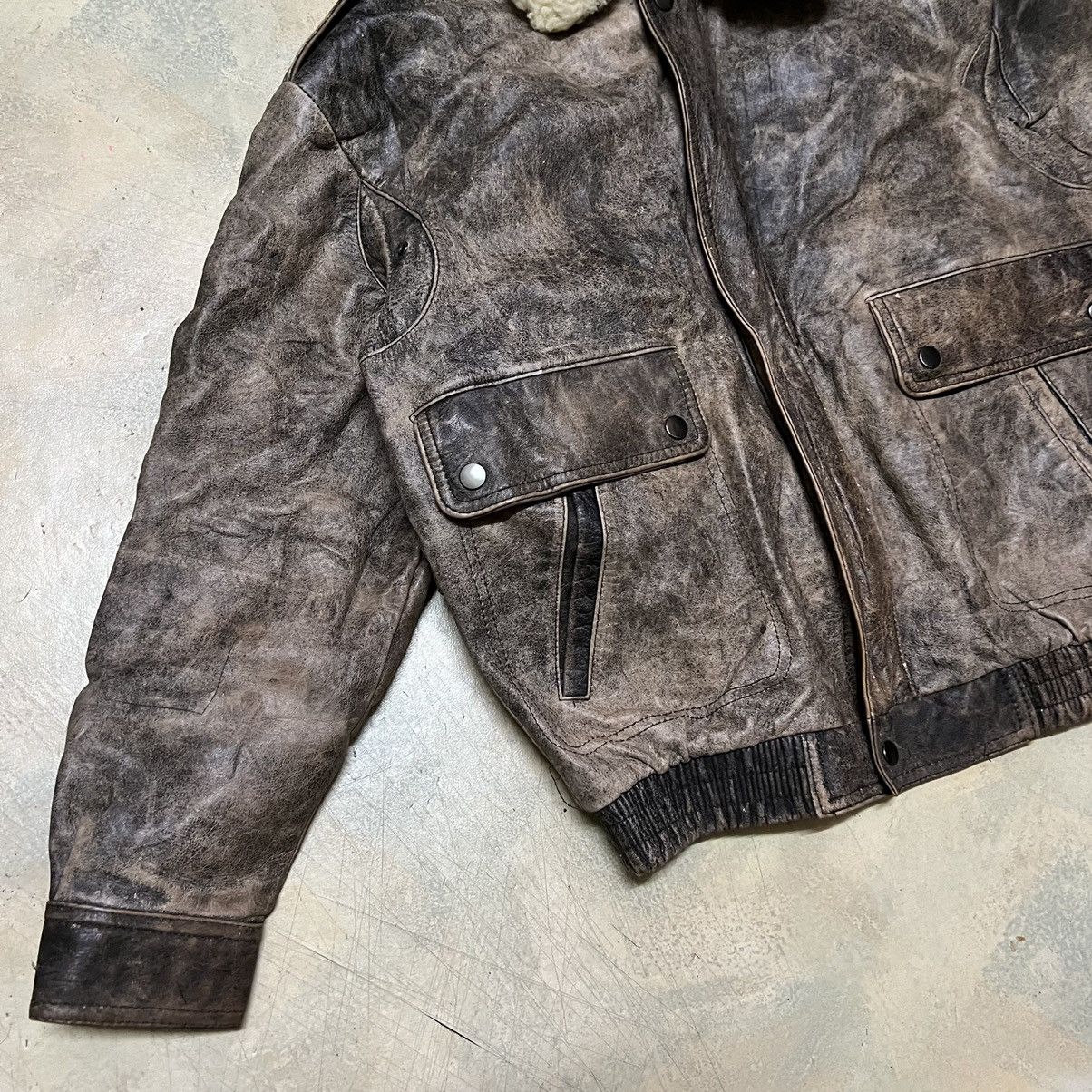 Japanese Brand Vintage Leather Jacket Size US M / EU 48-50 / 2 - 5 Thumbnail