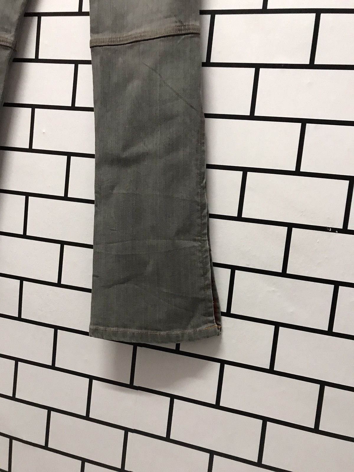 Designer × Japanese Brand Re Claimed Japan Cargo Denim Flare Pants Zipper Ankle Size US 29 - 12 Thumbnail