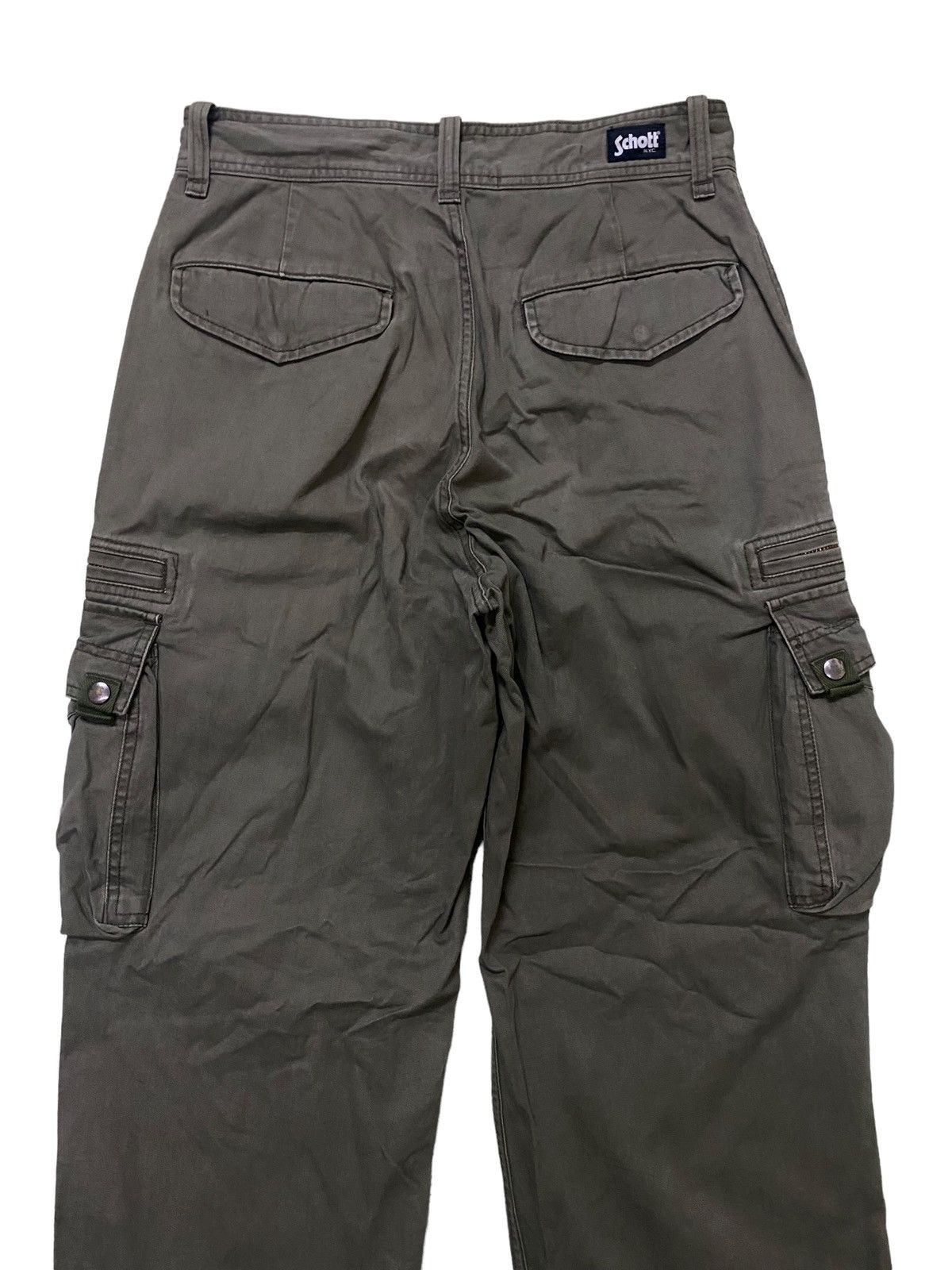 Schott 💥 Schott Nyc Military Cargo Pant Size US 31 - 2 Thumbnail