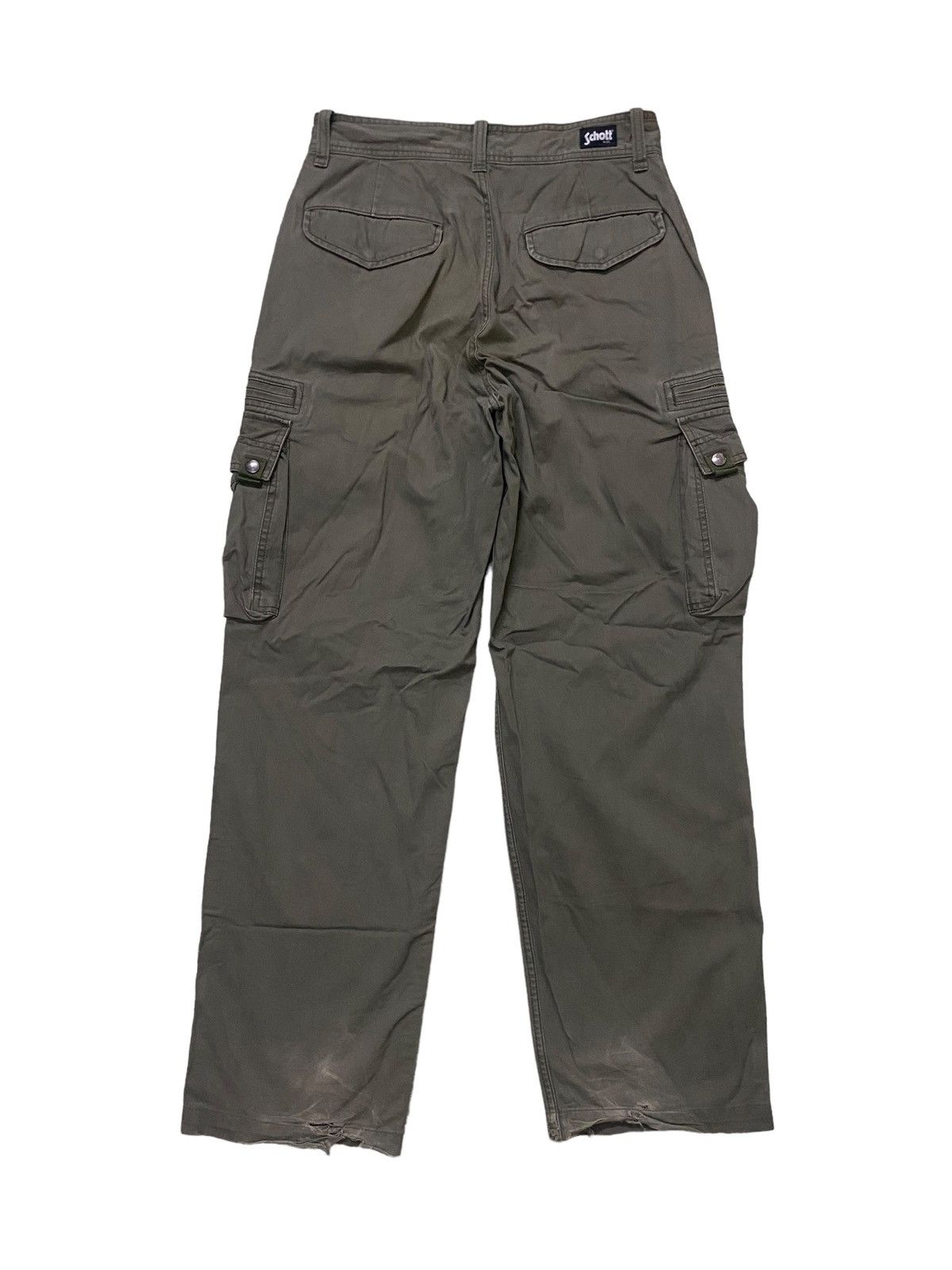 Schott 💥 Schott Nyc Military Cargo Pant Size US 31 - 3 Thumbnail