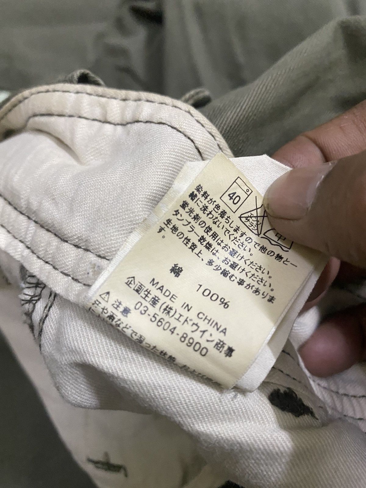 Schott 💥 Schott Nyc Military Cargo Pant Size US 31 - 10 Thumbnail