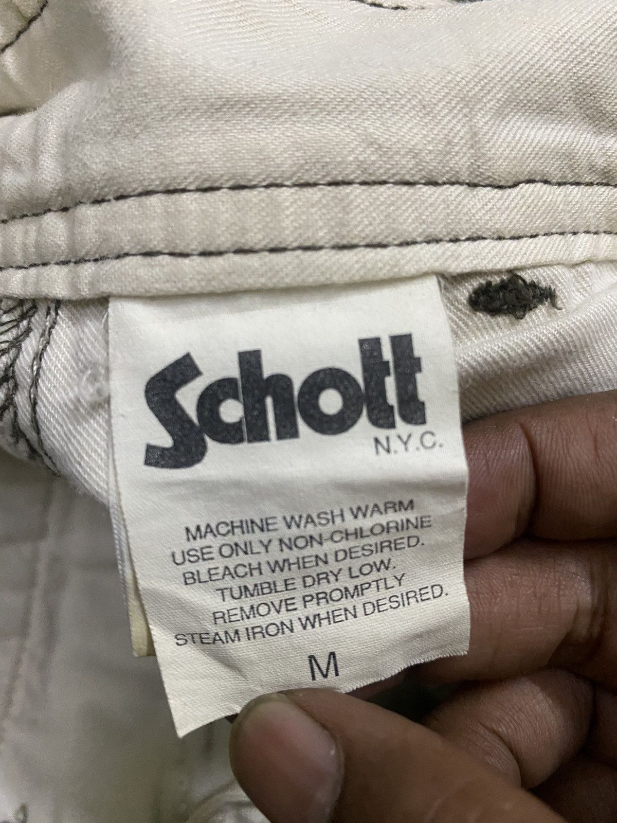 Schott 💥 Schott Nyc Military Cargo Pant Size US 31 - 9 Thumbnail