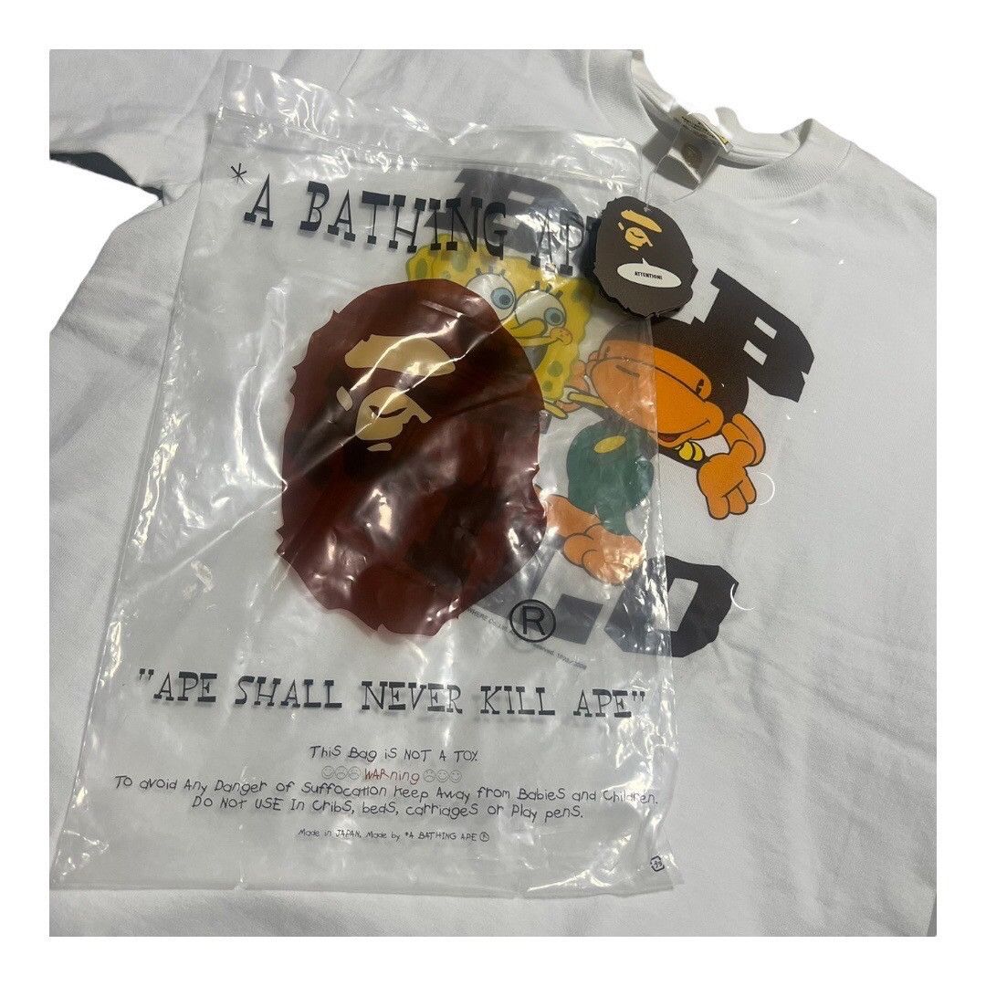 Bape Bape x SpongeBob Tee (2008) Size US S / EU 44-46 / 1 - 5 Thumbnail