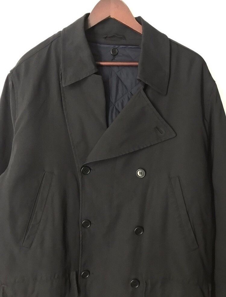 Bally × Vintage Bally Made In Italy Navy Blue Over Coat Jacket Size US L / EU 52-54 / 3 - 4 Thumbnail