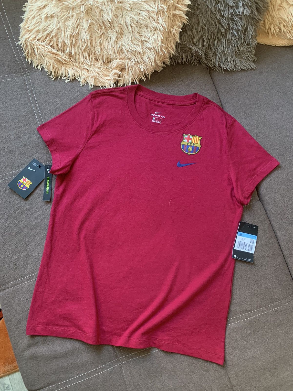 Nike Women's FC Barcelona 2020 Away Kit Tee t-shirt ladies Size M / US 6-8 / IT 42-44 - 2 Thumbnail