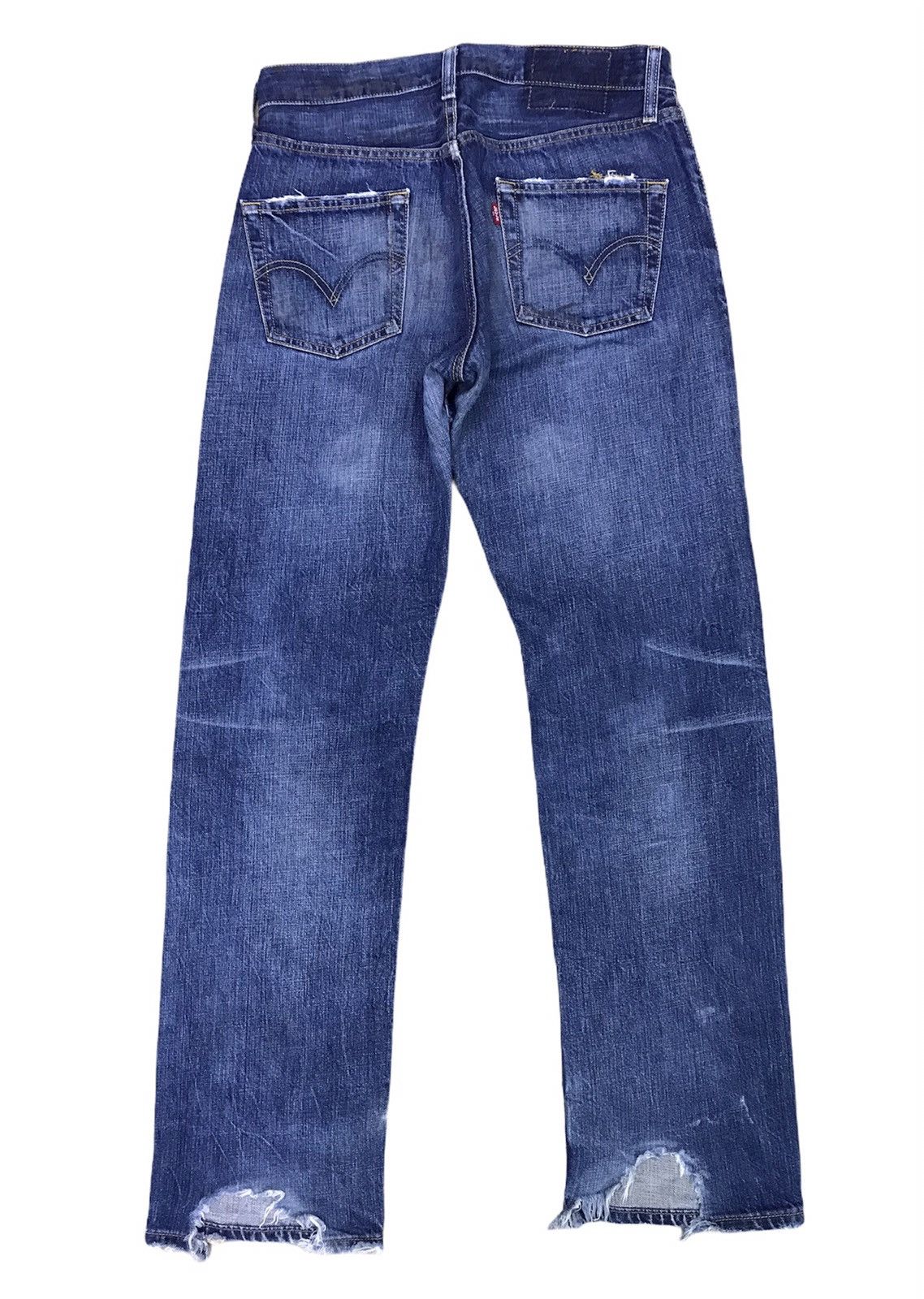 Levi's Vintage Clothing × Vintage Distressed Levi’s 501 Size 30x32 Size US 30 / EU 46 - 2 Thumbnail
