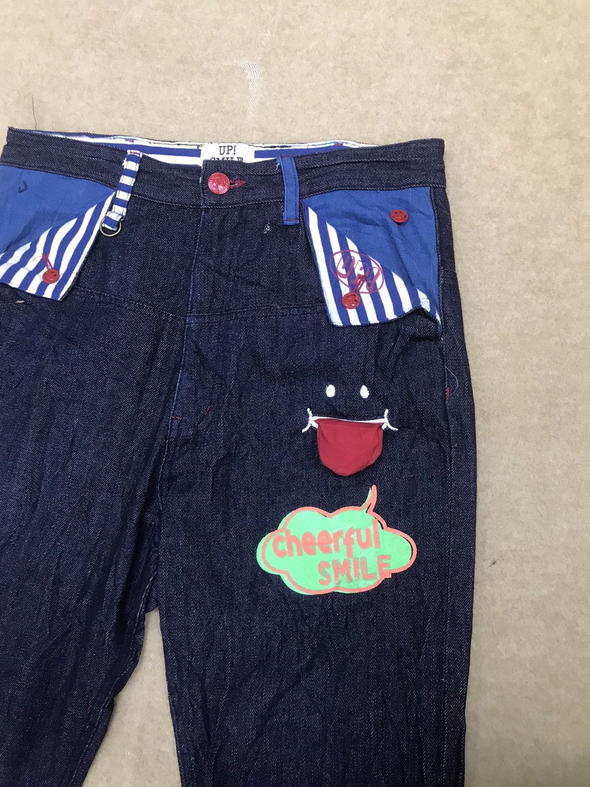 Designer × Japanese Brand Limited!! Up Smile Denim Size 31 Size US 31 - 7 Thumbnail
