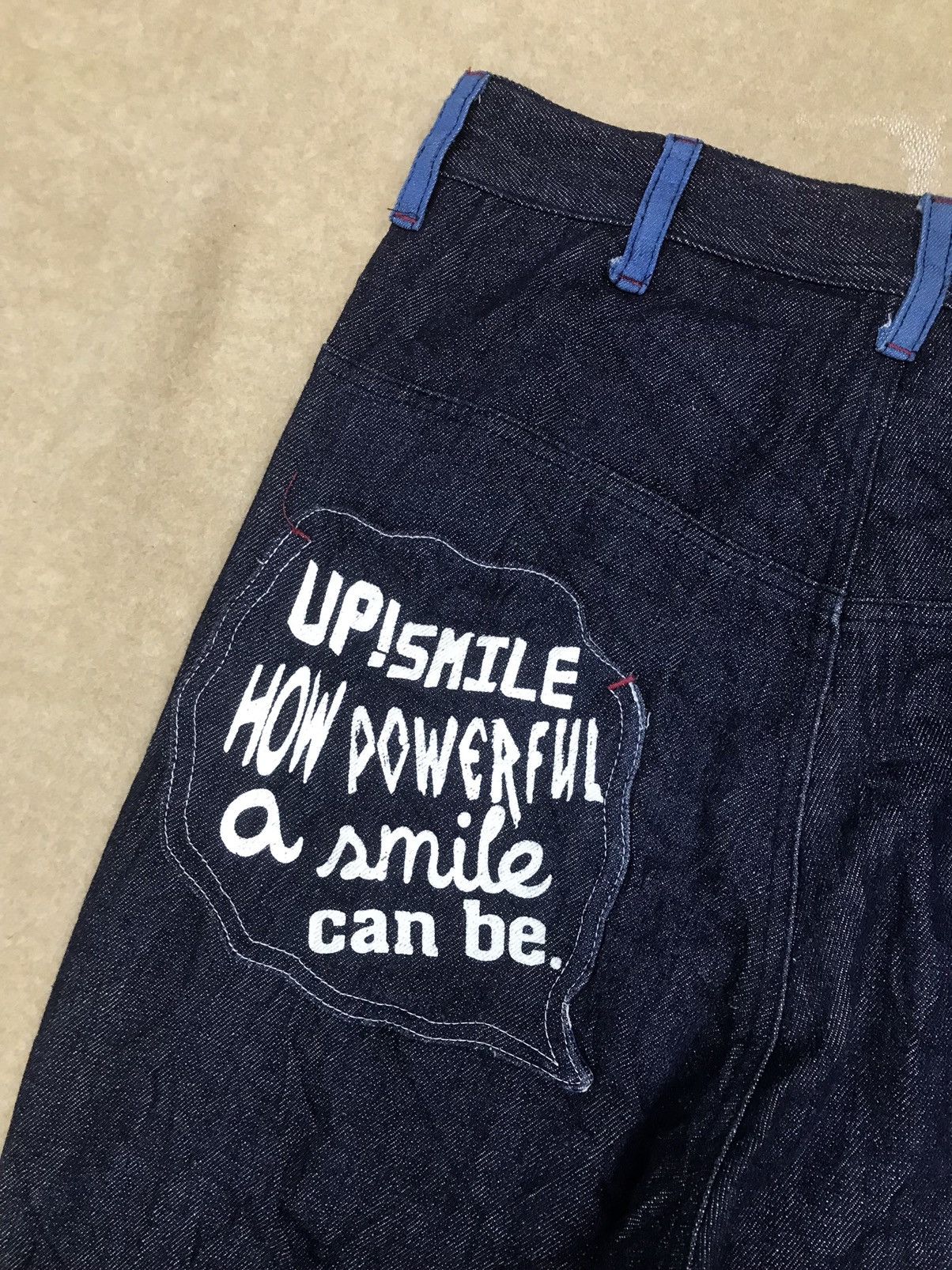 Designer × Japanese Brand Limited!! Up Smile Denim Size 31 Size US 31 - 9 Thumbnail