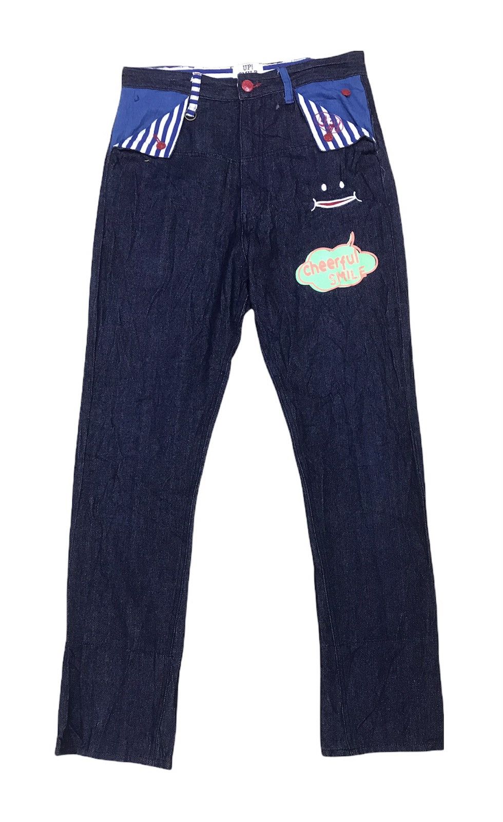 Designer × Japanese Brand Limited!! Up Smile Denim Size 31 Size US 31 - 2 Thumbnail