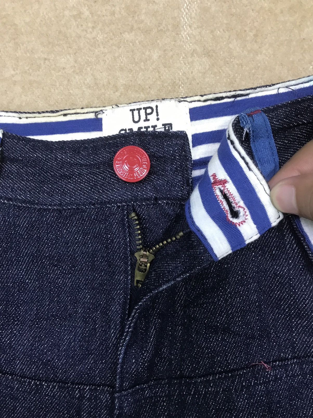 Designer × Japanese Brand Limited!! Up Smile Denim Size 31 Size US 31 - 6 Thumbnail