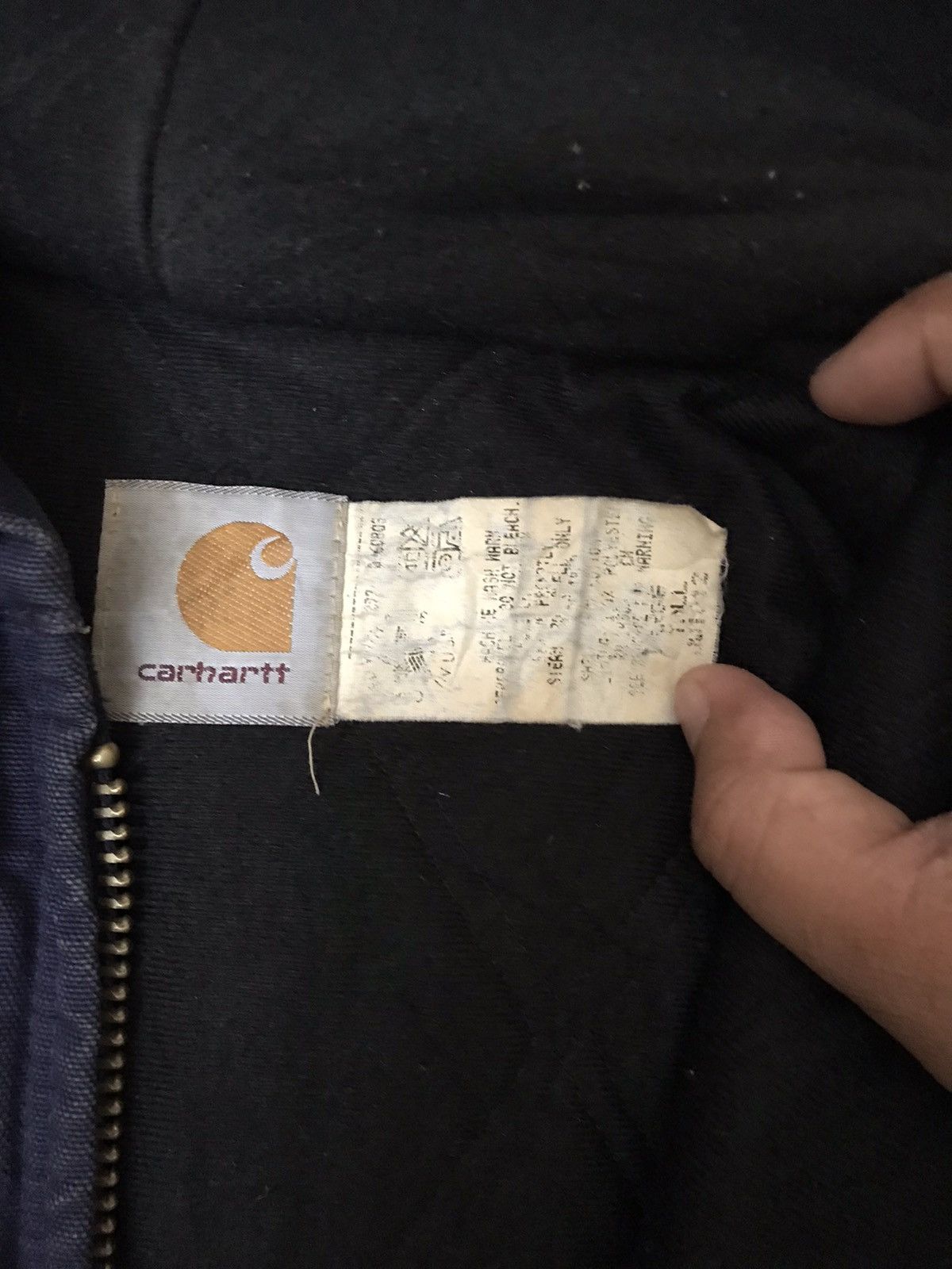 Carhartt × Carhartt Wip × Vintage Vintage Carhartt Workwear Denim Jacket Size US XL / EU 56 / 4 - 3 Thumbnail