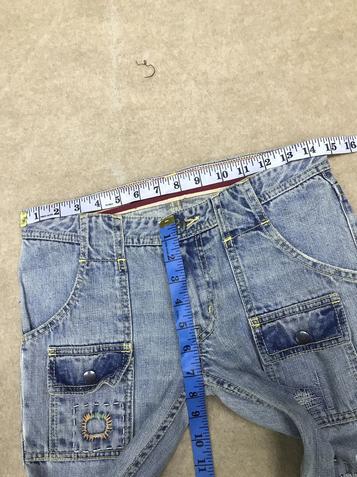 Japanese Brand Back Number Patchwork Bush Pants Size 29 Size 29" - 9 Thumbnail