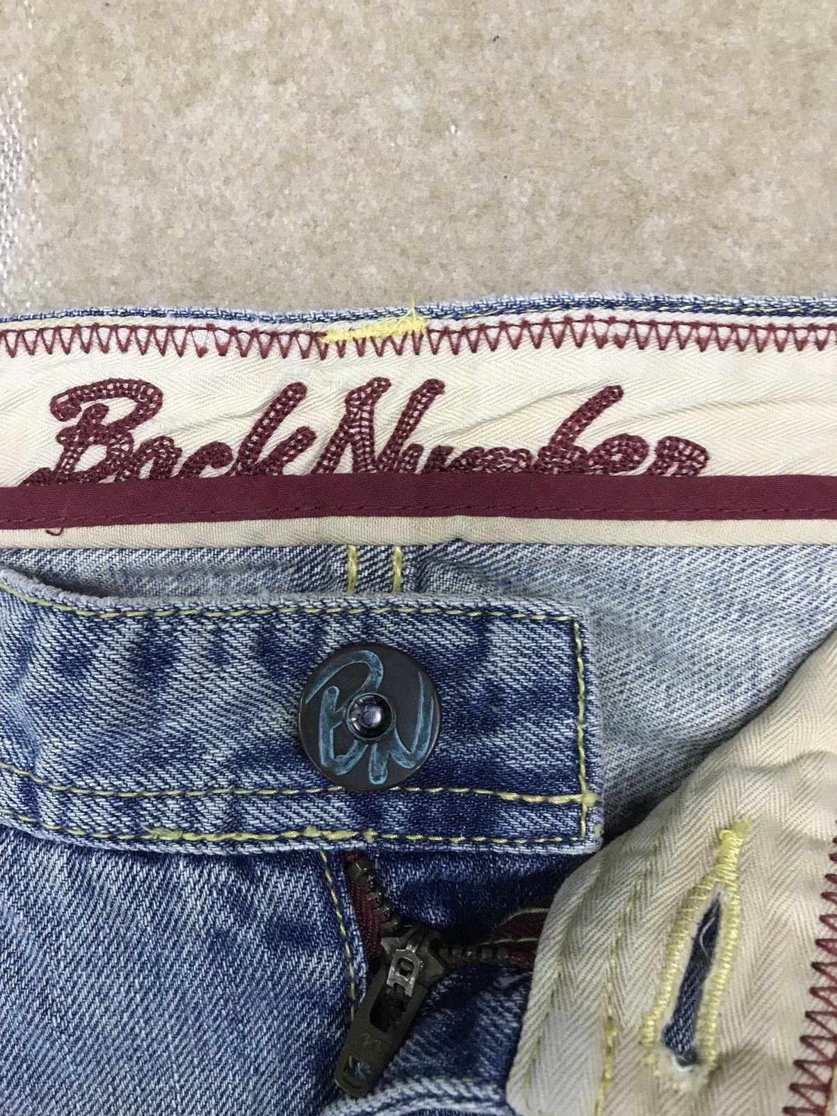 Japanese Brand Back Number Patchwork Bush Pants Size 29 Size 29" - 7 Thumbnail