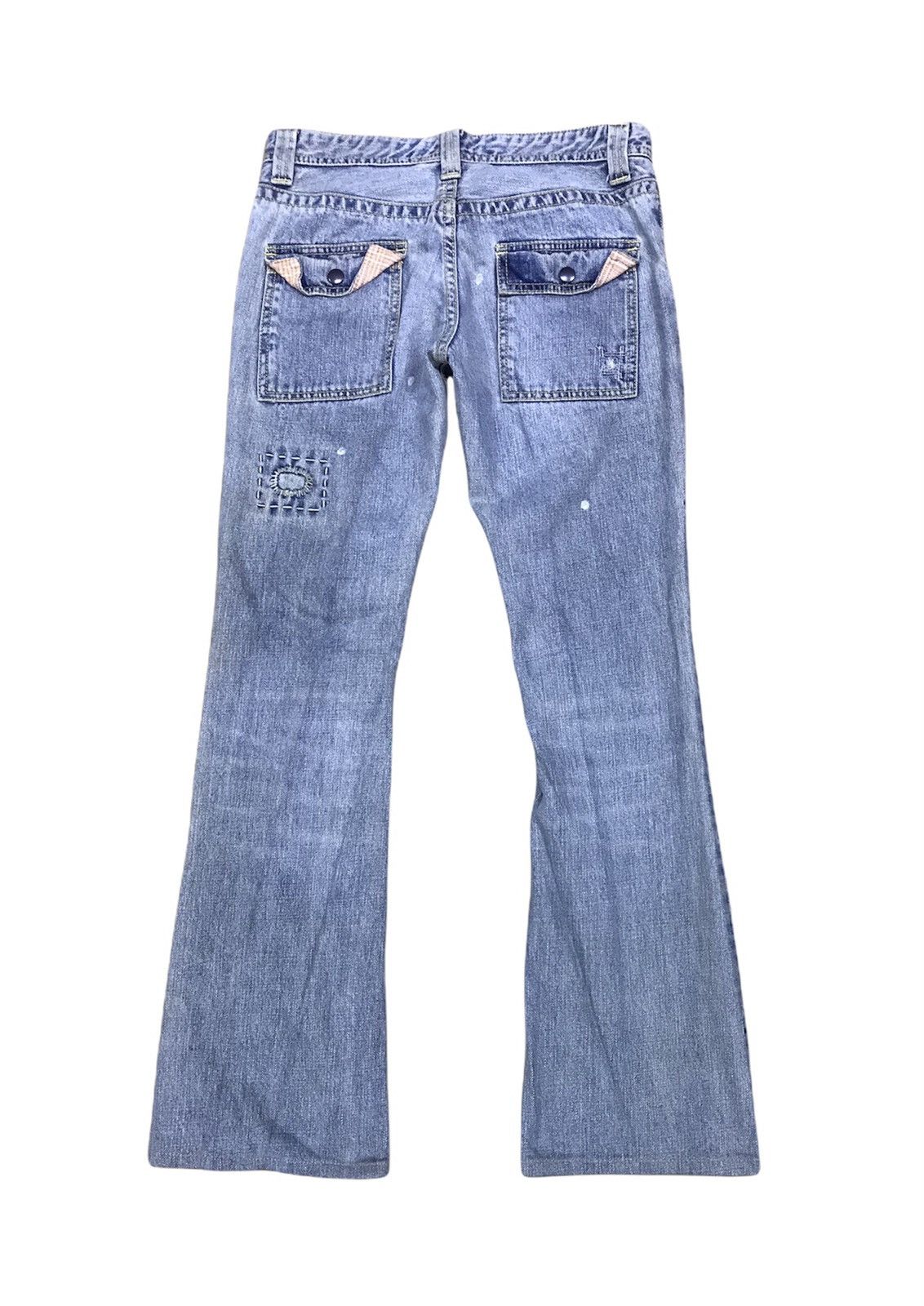 Japanese Brand Back Number Patchwork Bush Pants Size 29 Size 29" - 2 Thumbnail