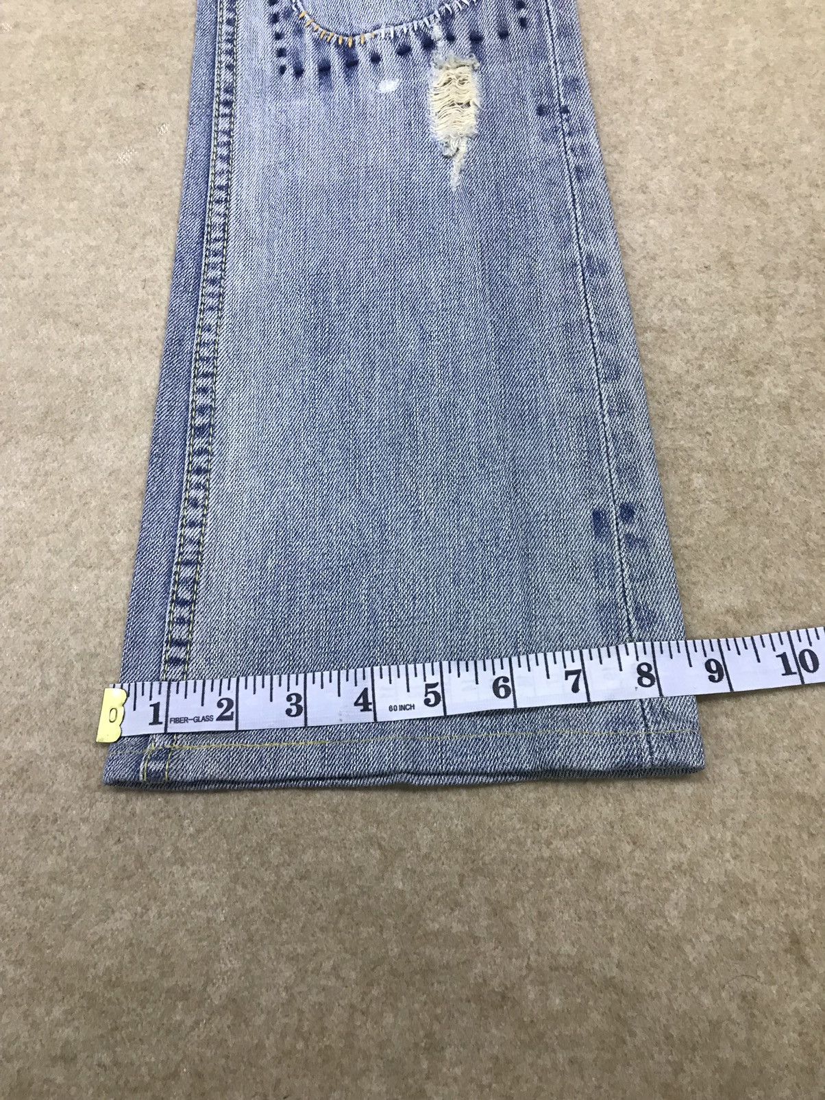 Japanese Brand Back Number Patchwork Bush Pants Size 29 Size 29" - 11 Thumbnail
