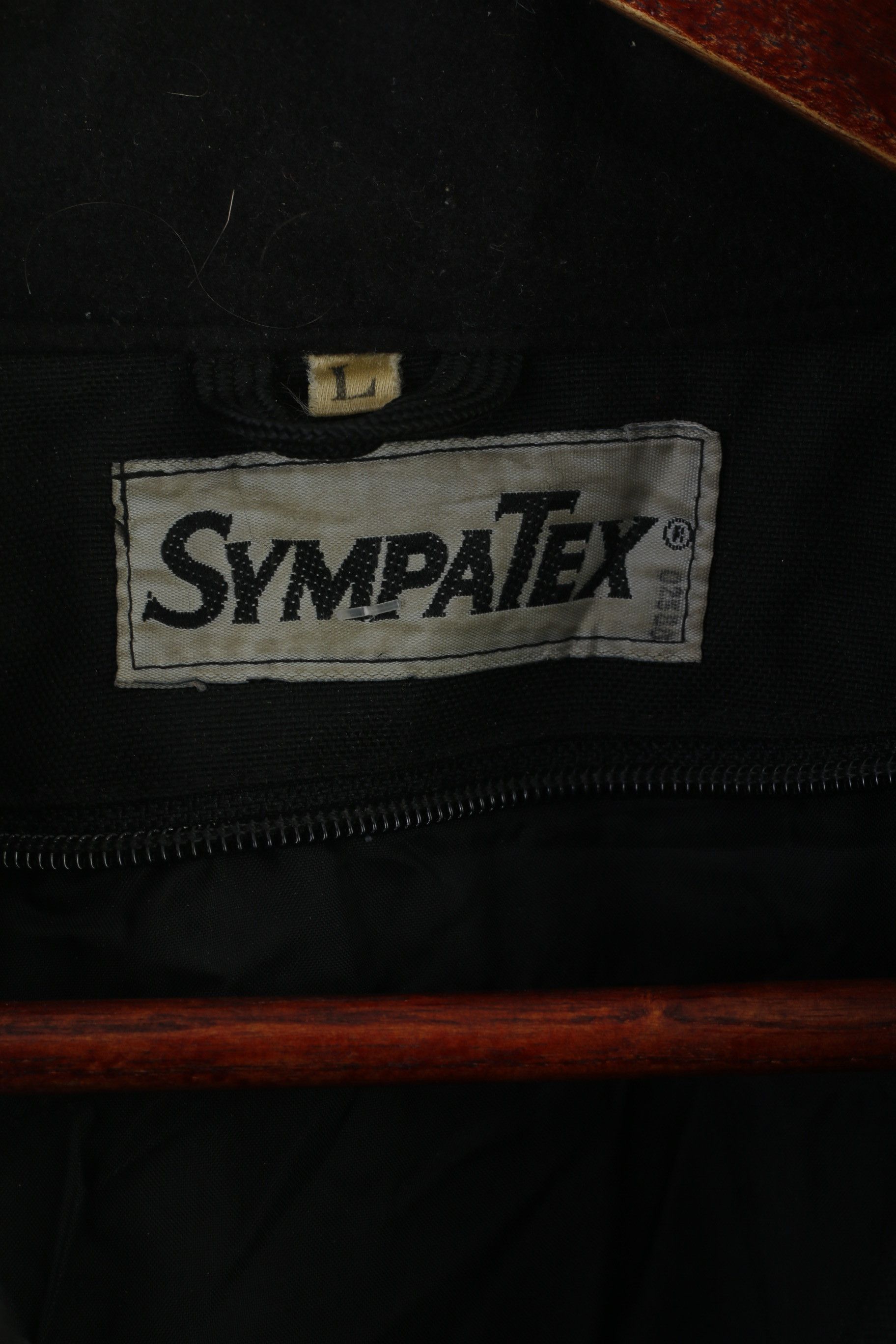 Vintage Sympatex Men L Motorcycle Jacket Black Nylon Vintage 8509 Size US L / EU 52-54 / 3 - 4 Thumbnail