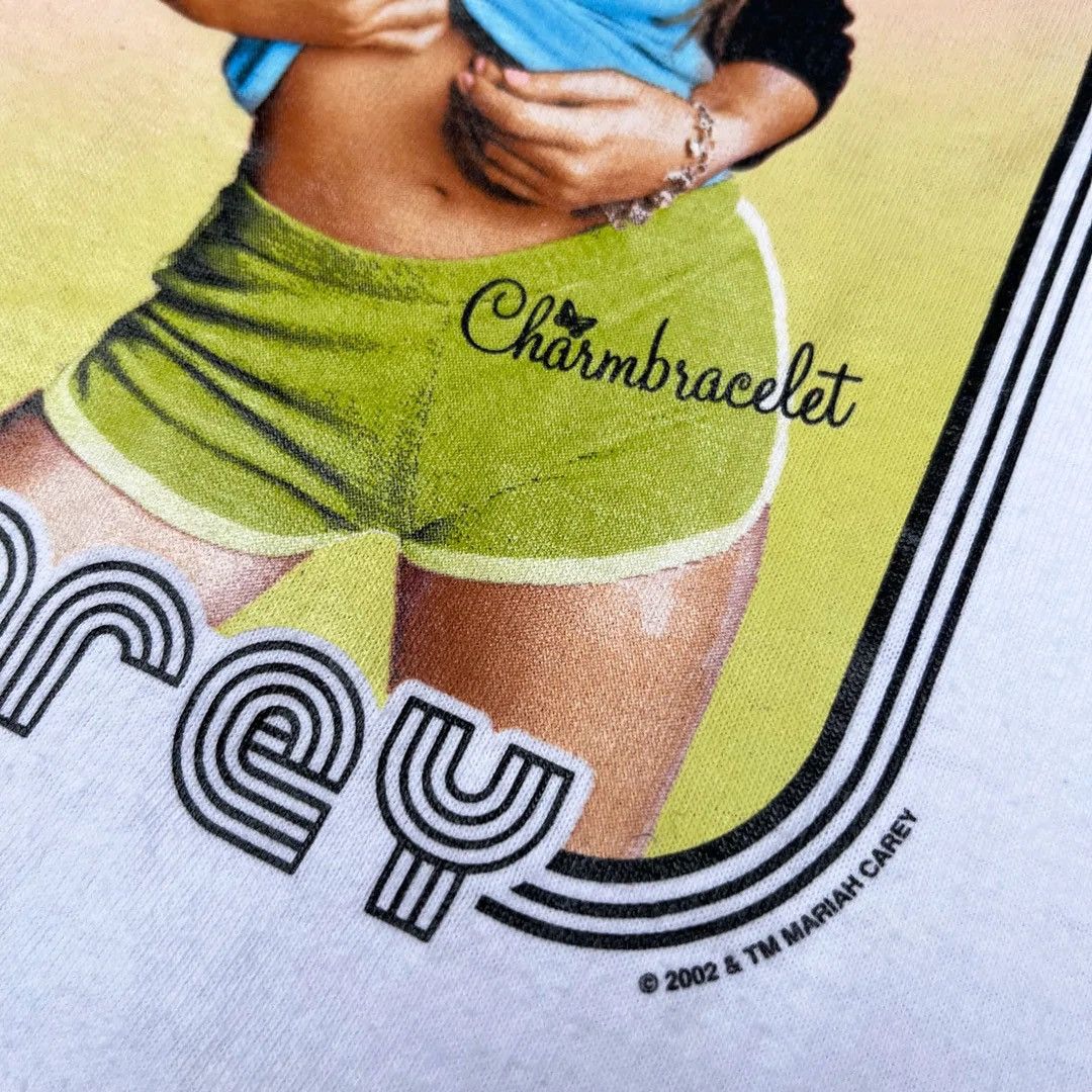 Band Tees Mariah Carey 2002 Charmbracelet Raglan Vintage Tour T-Shirt Size US M / EU 48-50 / 2 - 3 Thumbnail