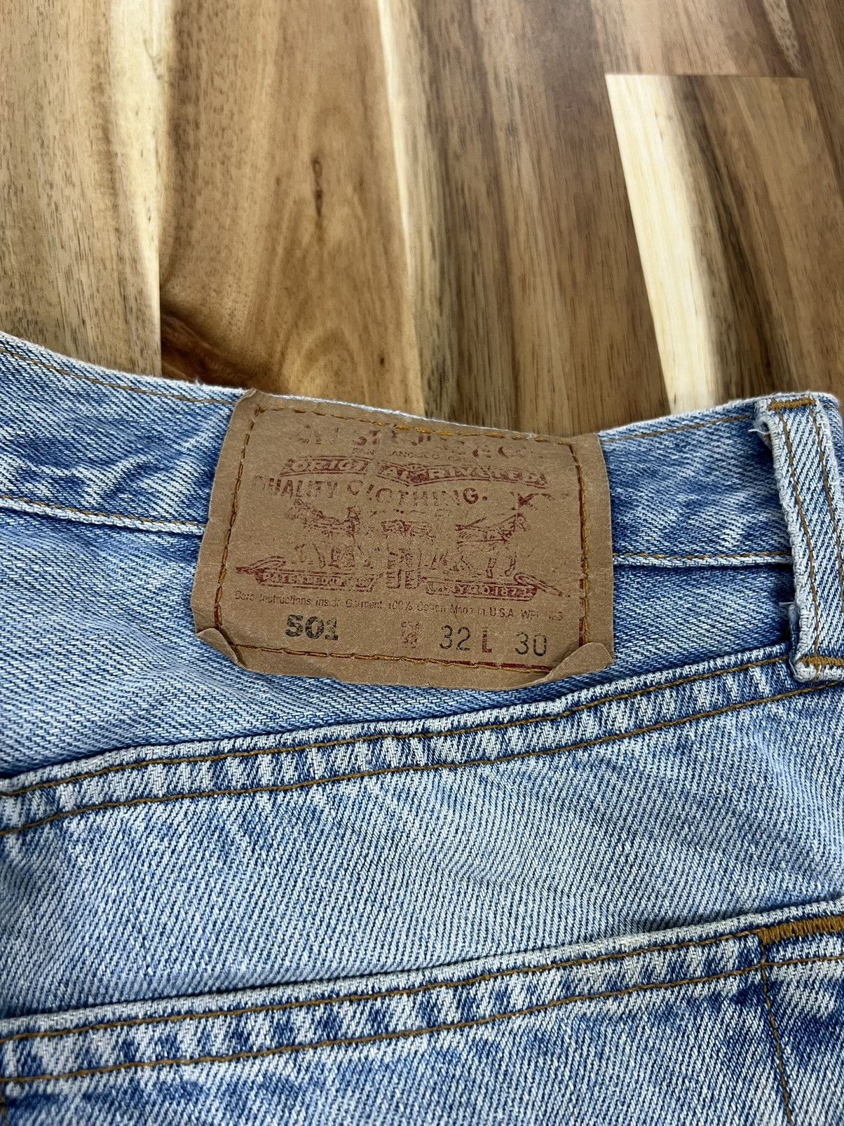Levi's Vintage Levis 501 Made in USA Denim Jeans Size US 32 / EU 48 - 11 Thumbnail