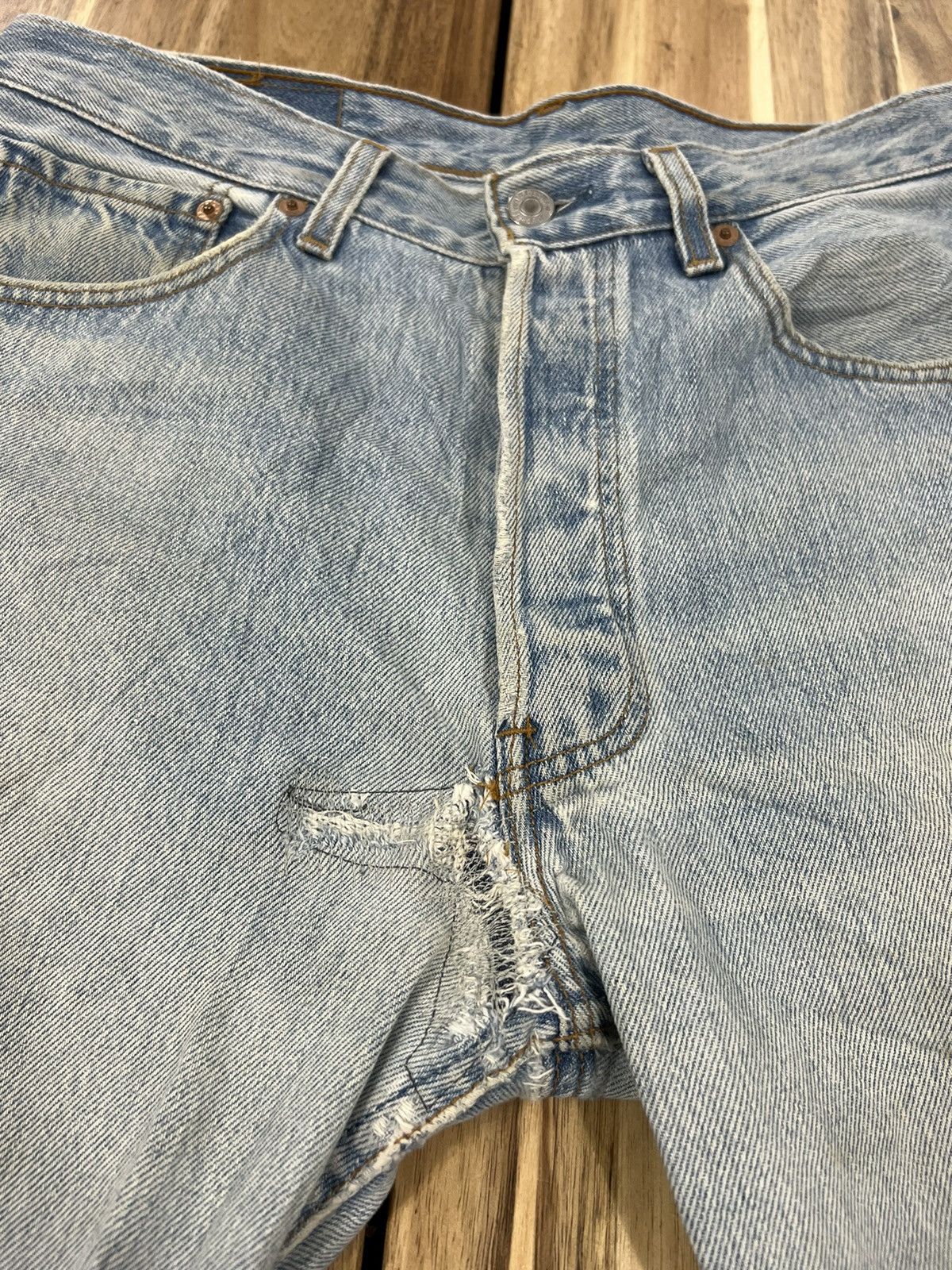Levi's Vintage Levis 501 Made in USA Denim Jeans Size US 32 / EU 48 - 6 Thumbnail