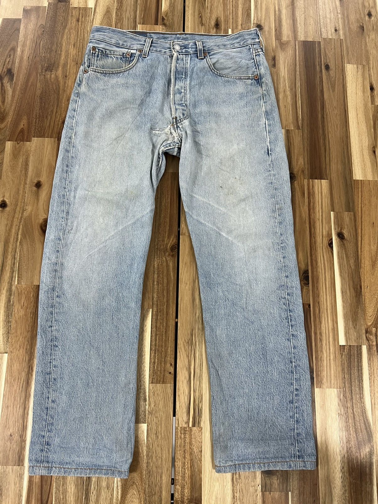 Levi's Vintage Levis 501 Made in USA Denim Jeans Size US 32 / EU 48 - 1 Thumbnail