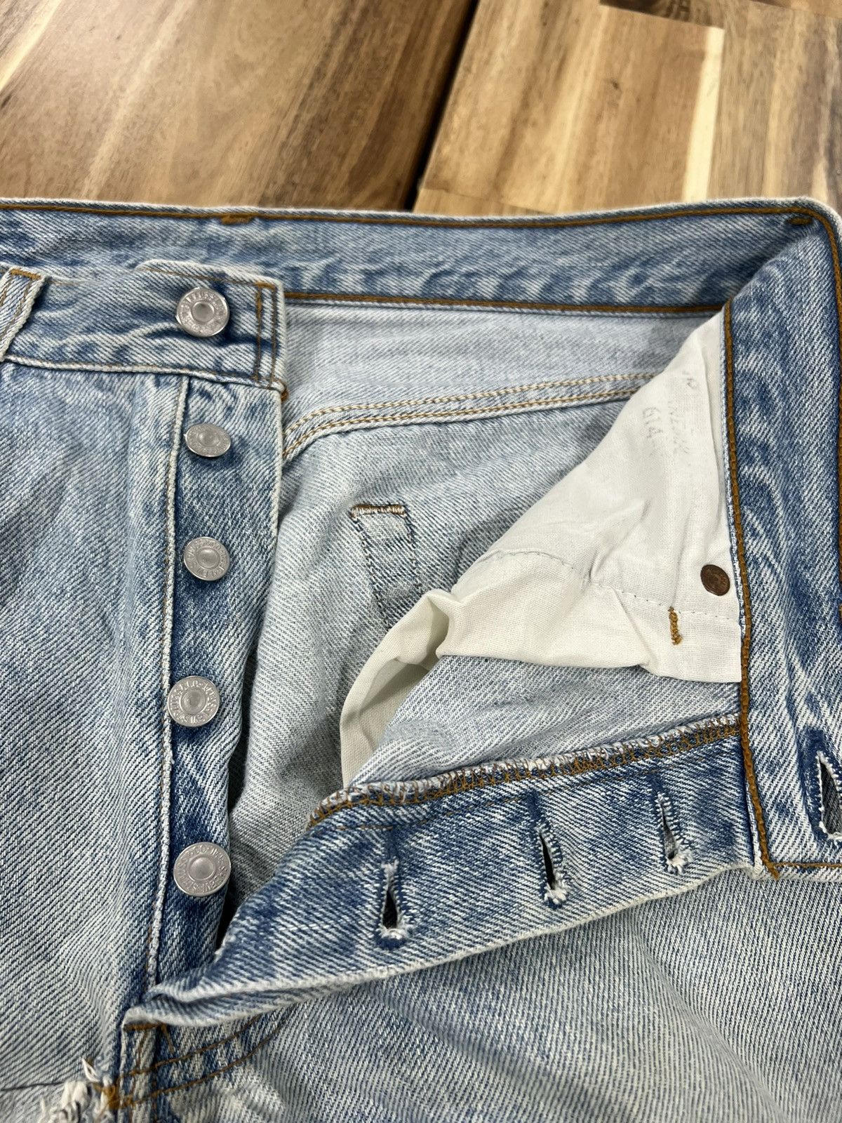 Levi's Vintage Levis 501 Made in USA Denim Jeans Size US 32 / EU 48 - 7 Thumbnail