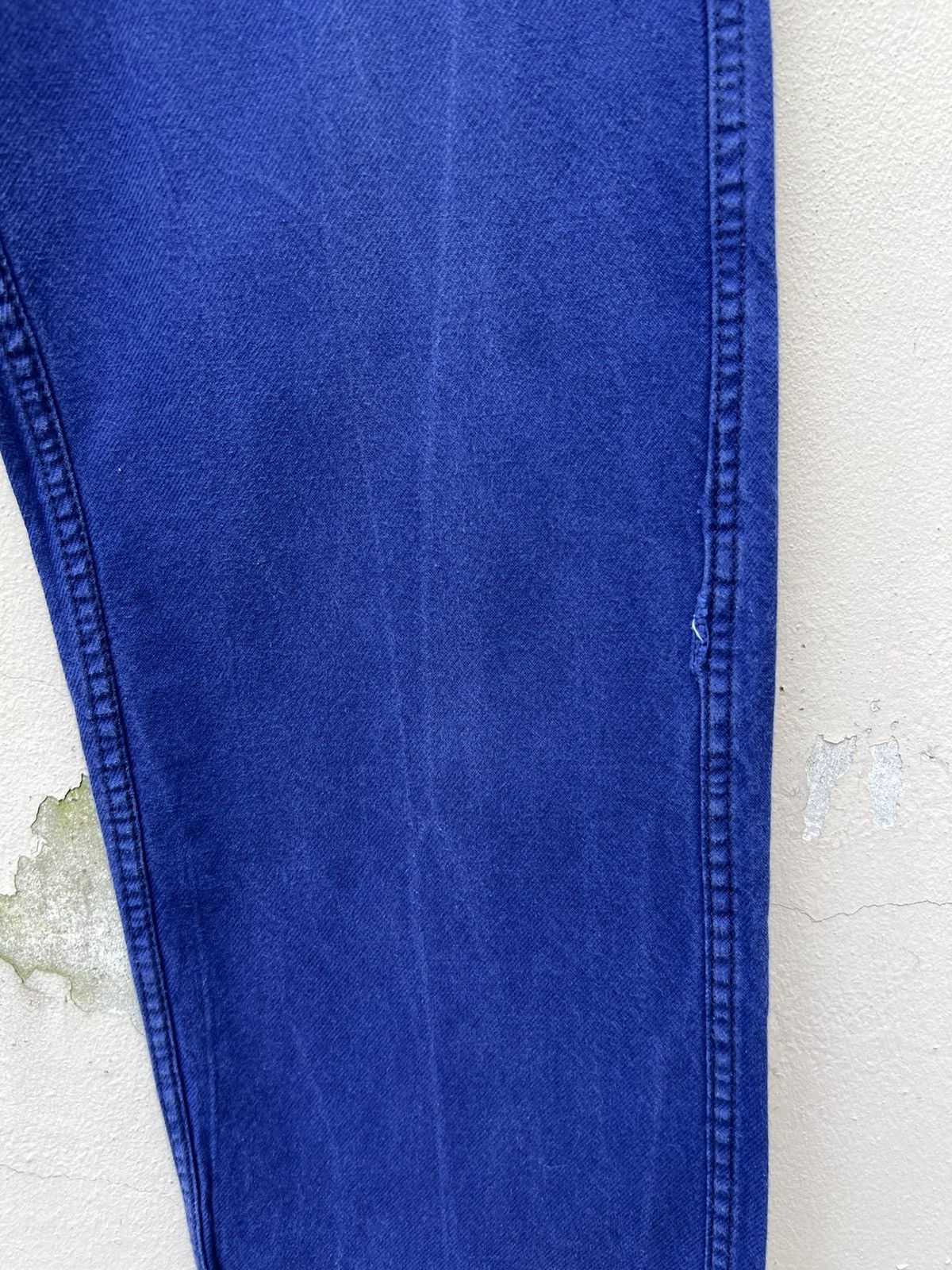 Vintage Vintage 60s 70s Sanfor French Faded Indigo Workwear Pant Size US 32 / EU 48 - 9 Thumbnail