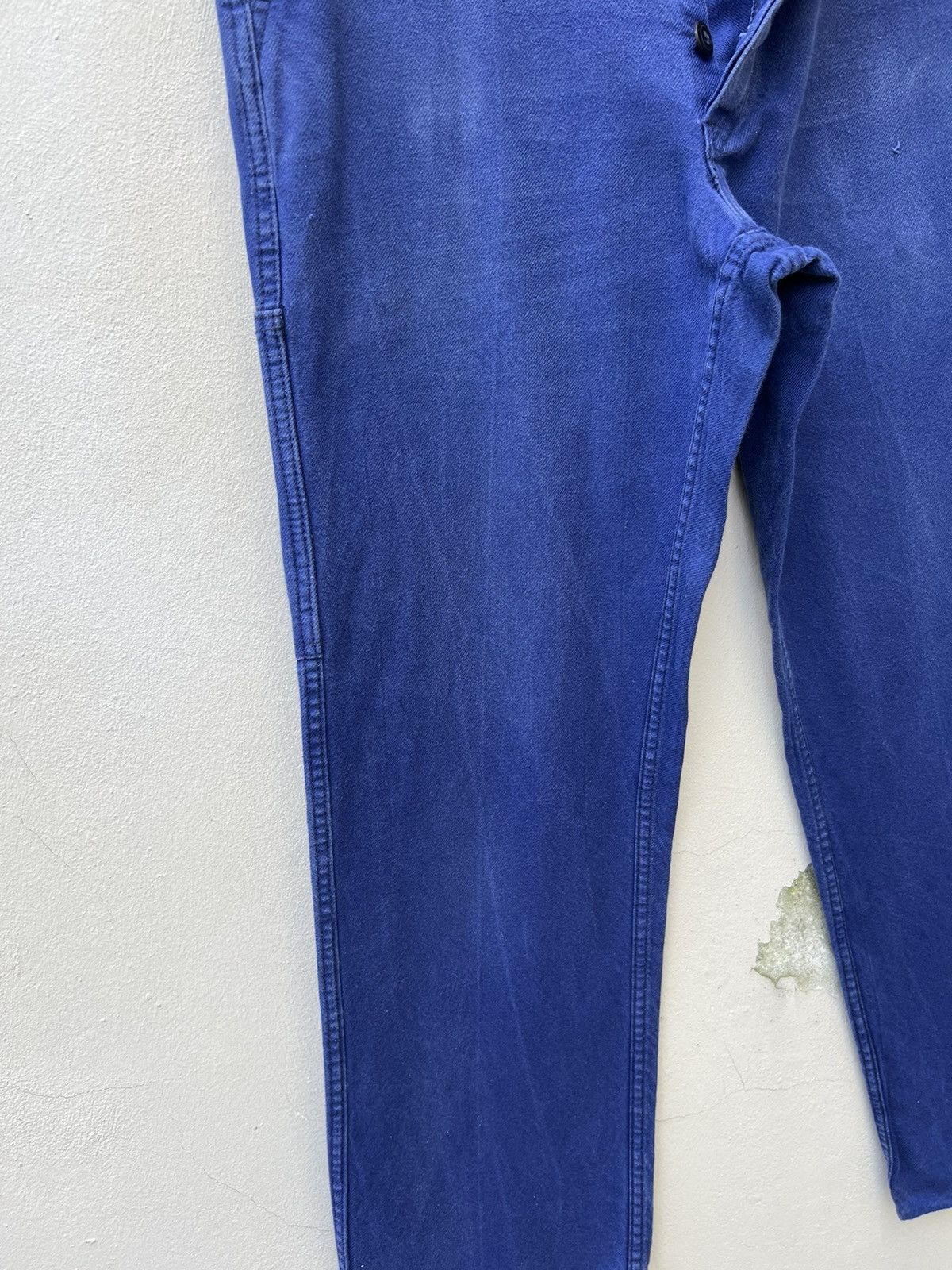 Vintage Vintage 60s 70s Sanfor French Faded Indigo Workwear Pant Size US 32 / EU 48 - 6 Thumbnail