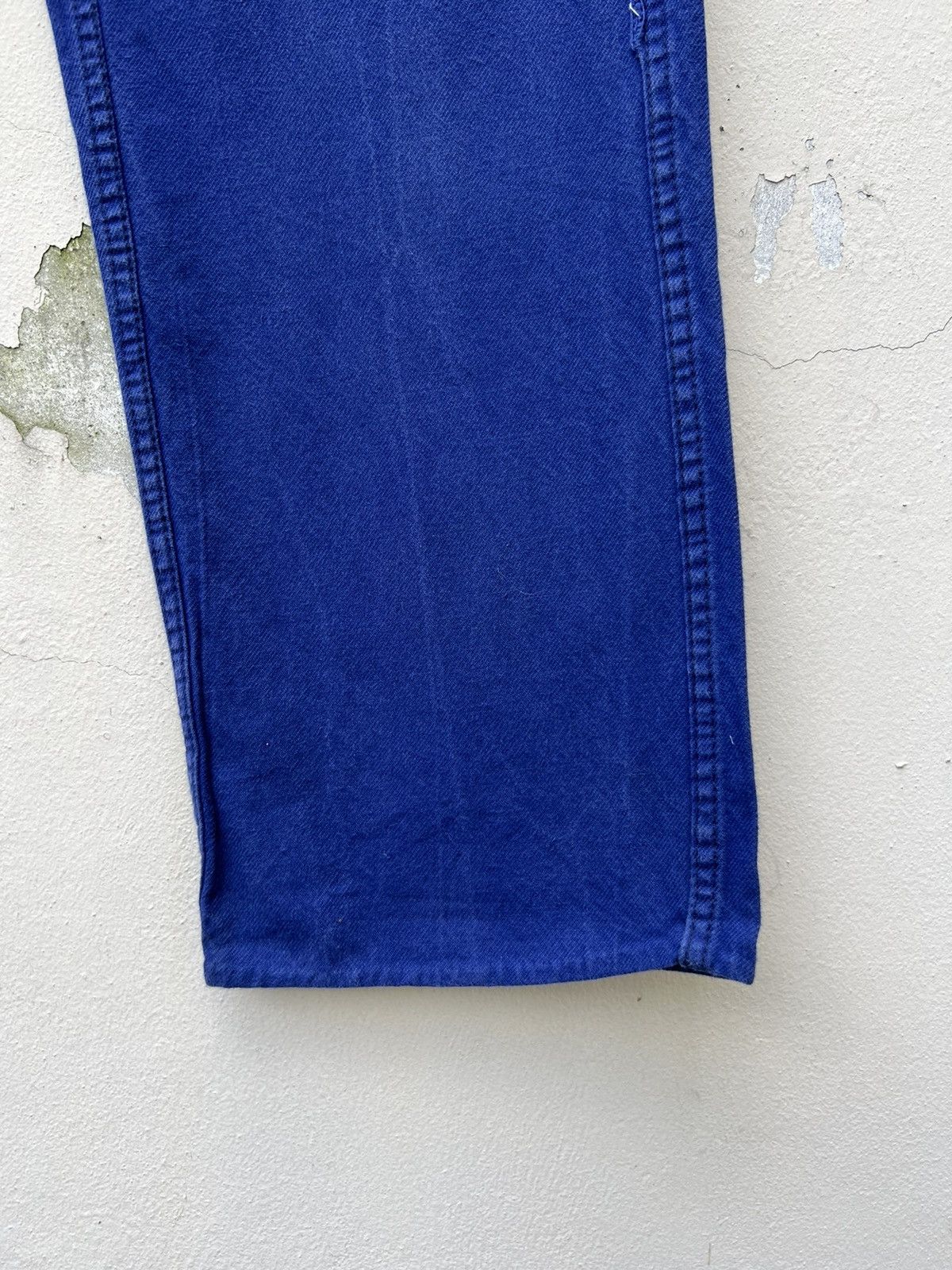 Vintage Vintage 60s 70s Sanfor French Faded Indigo Workwear Pant Size US 32 / EU 48 - 11 Thumbnail
