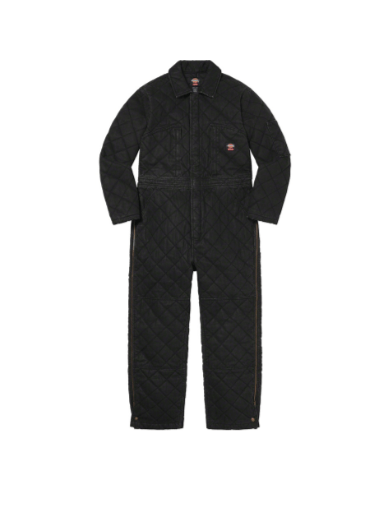 image of Dickies Quilted Denim Coverall Black Large, Men's (Size 34)