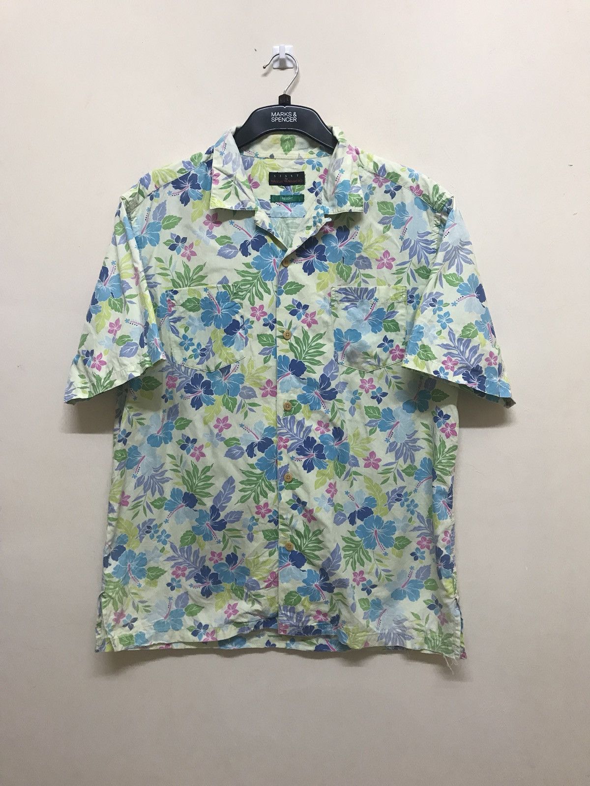 Kansai Yamamoto KANSAI YAMAMOTO FLORAL SHIRT CASUAL FOR SUMMER Size US L / EU 52-54 / 3 - 1 Thumbnail