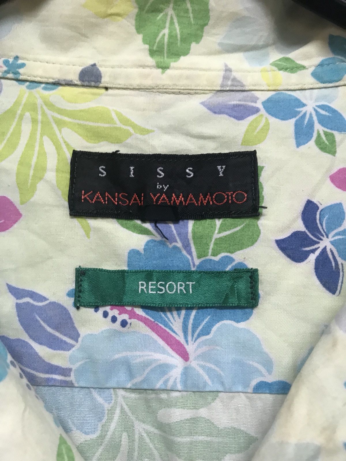 Kansai Yamamoto KANSAI YAMAMOTO FLORAL SHIRT CASUAL FOR SUMMER Size US L / EU 52-54 / 3 - 3 Thumbnail