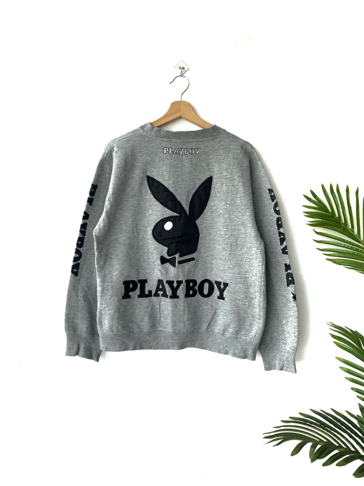 Designer × Playboy Vintage Playboy Big Logo Crewneck Sweatshirt Size US S / EU 44-46 / 1 - 1 Thumbnail