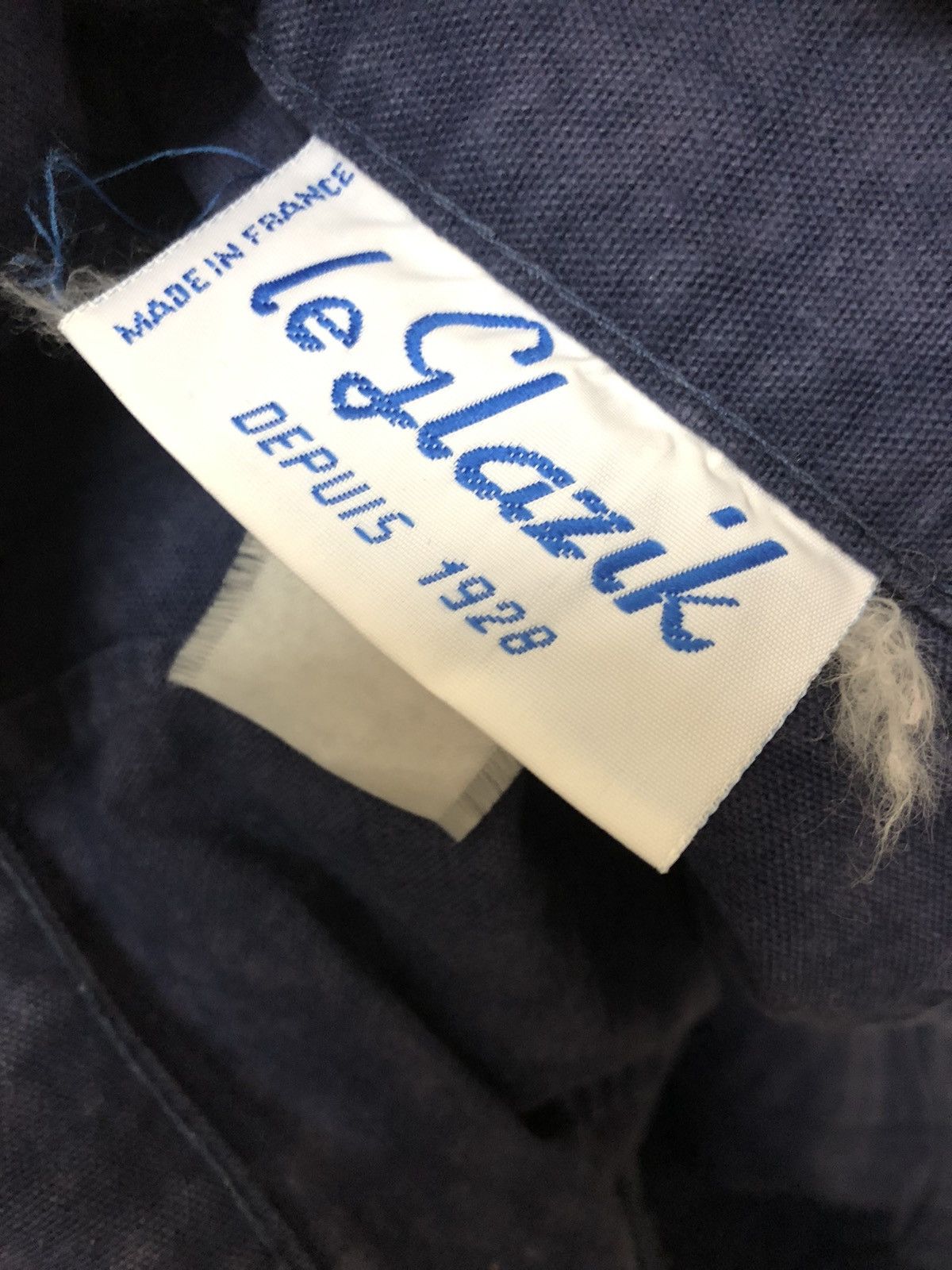 Danton Vintage Le Glazik France Faded Indigo Fatigue Pant Size US 29 - 18 Thumbnail