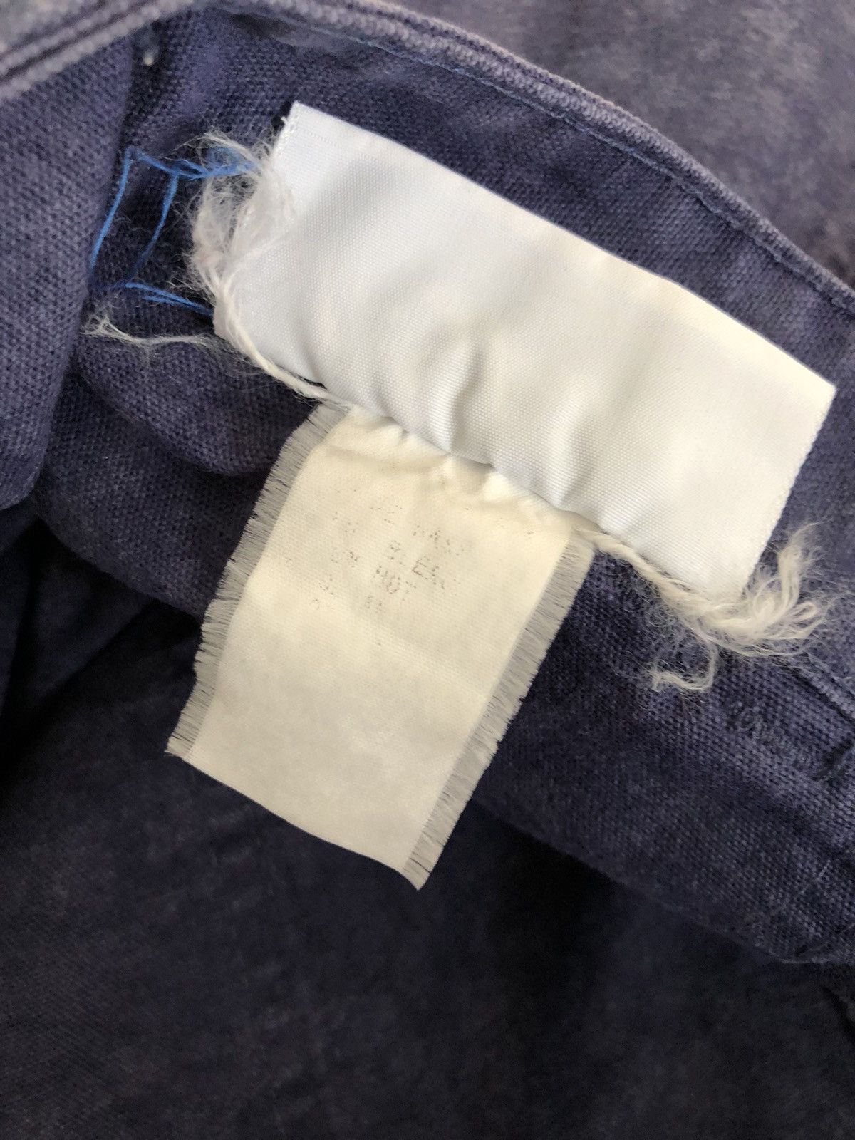 Danton Vintage Le Glazik France Faded Indigo Fatigue Pant Size US 29 - 17 Thumbnail