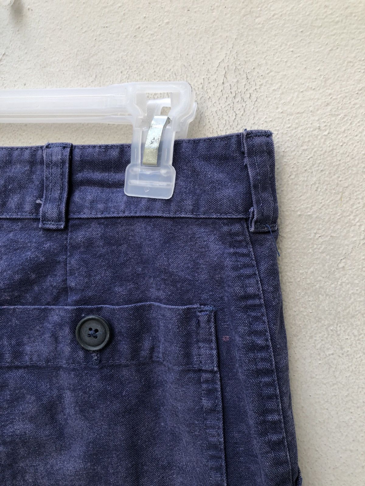 Danton Vintage Le Glazik France Faded Indigo Fatigue Pant Size US 29 - 15 Thumbnail