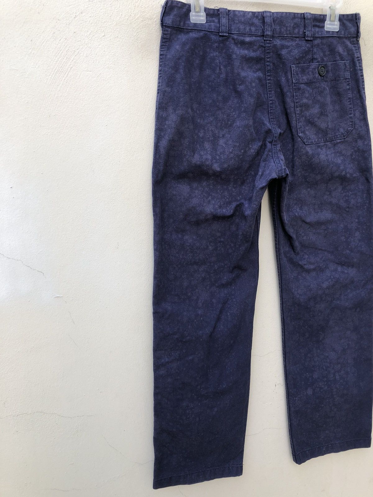 Danton Vintage Le Glazik France Faded Indigo Fatigue Pant Size US 29 - 14 Thumbnail