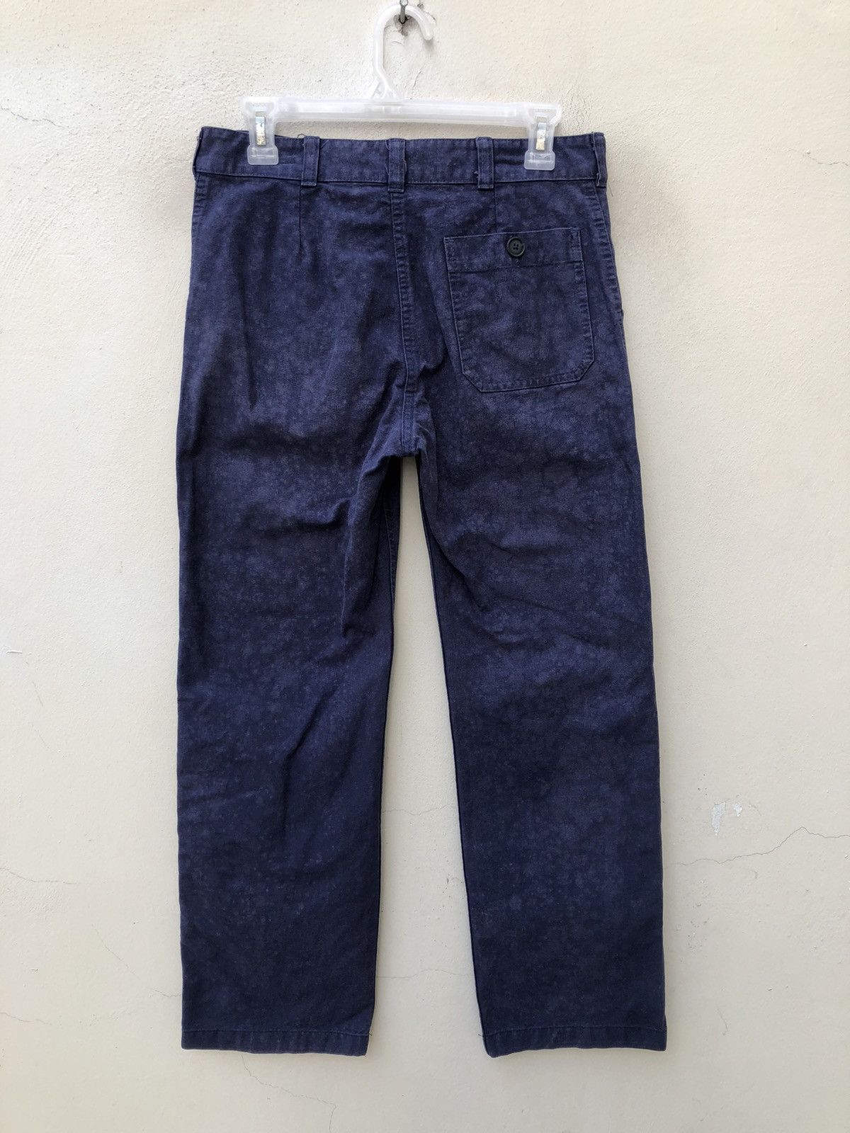 Danton Vintage Le Glazik France Faded Indigo Fatigue Pant Size US 29 - 12 Thumbnail