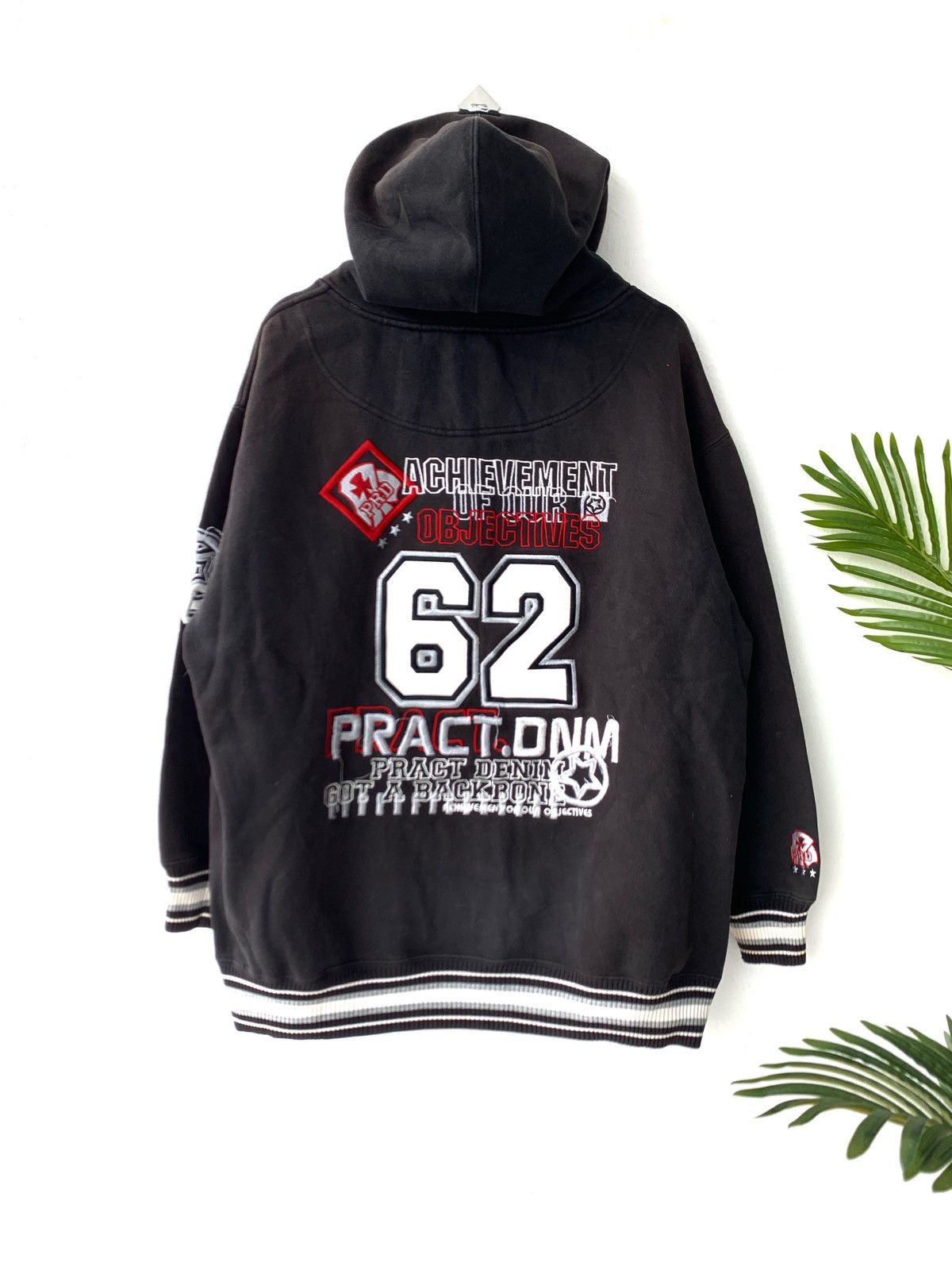 Rap Tees × Vintage Vintage Pract Technical Products 62 Patch Embroidered Hoodie Size US XL / EU 56 / 4 - 1 Thumbnail