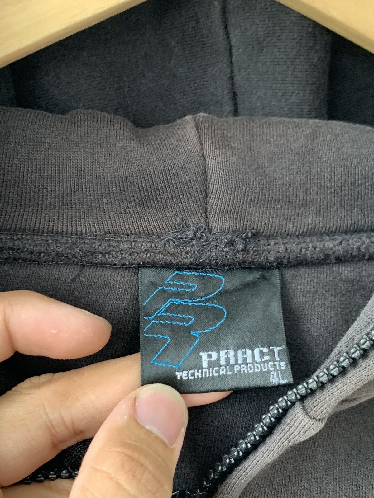 Rap Tees × Vintage Vintage Pract Technical Products 62 Patch Embroidered Hoodie Size US XL / EU 56 / 4 - 12 Thumbnail