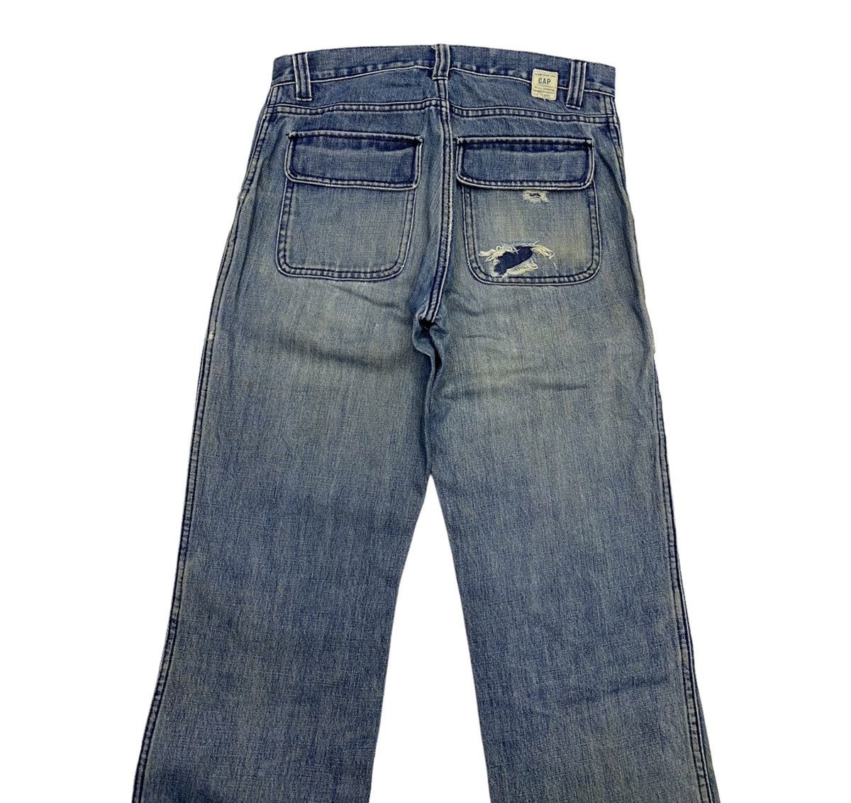 Gap VINTAGE GAP ARMY DISTRESSED DENIM PANTS Size US 31 - 4 Thumbnail